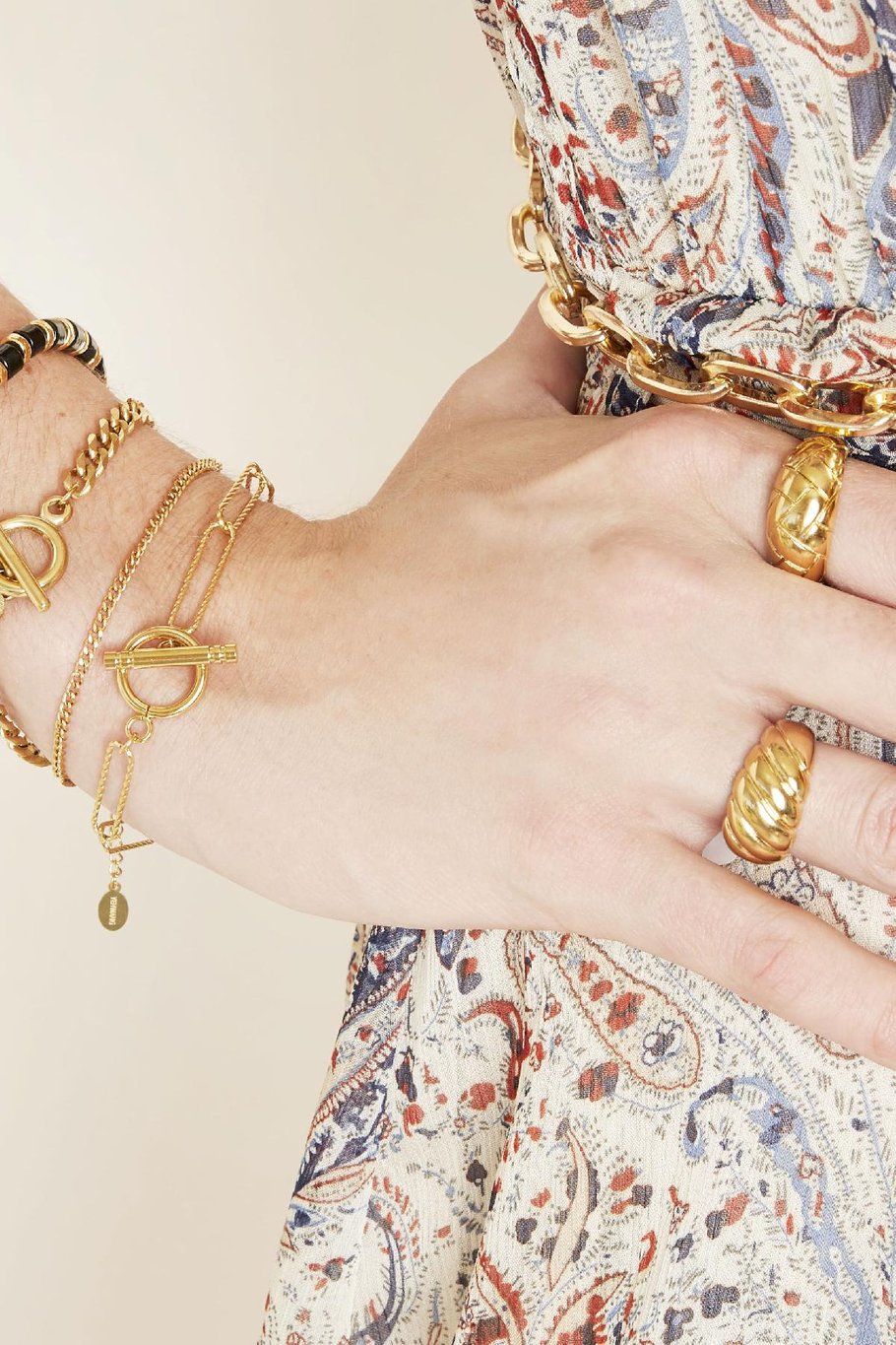 Yehwang Armband, Armband Chain Sanya Goldfarben, Kombinierbar
