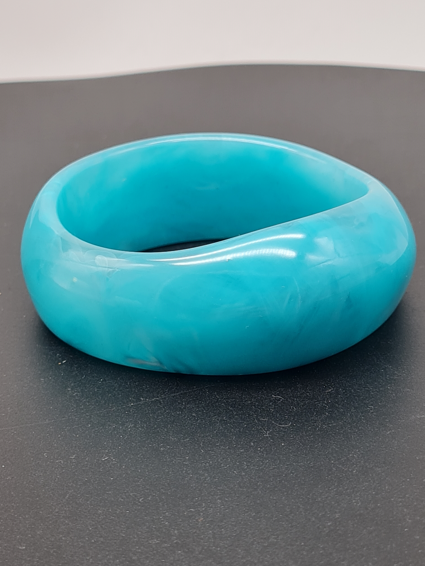 Michelle Bijou, Acryl Armband, Armreif, Türkis, Bangle