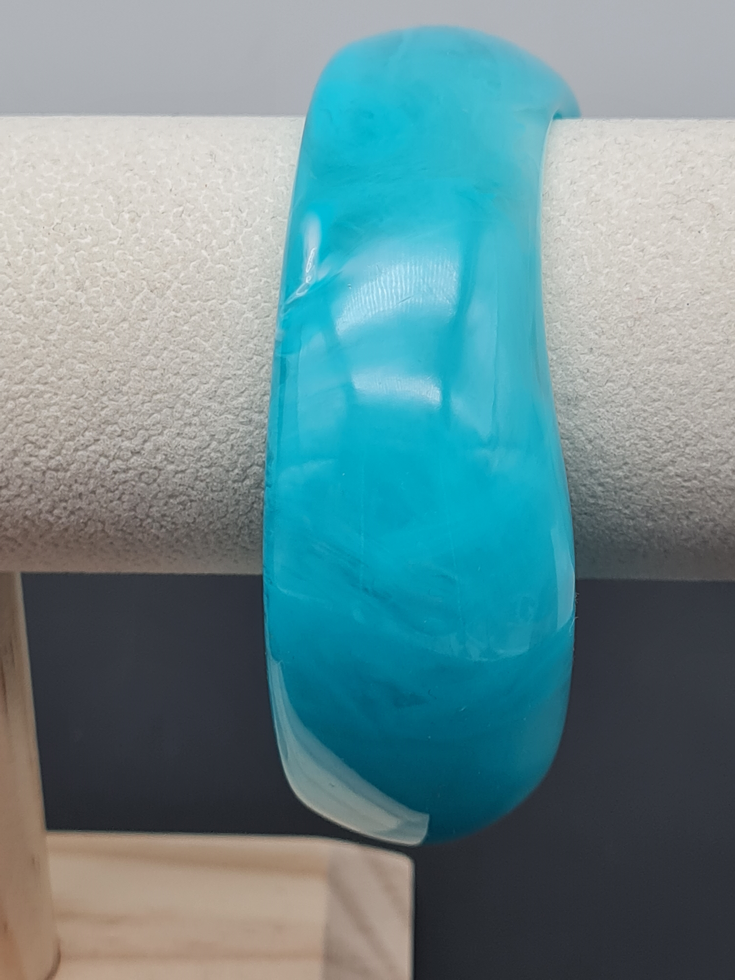 Michelle Bijou, Acryl Armband, Armreif, Türkis, Bangle