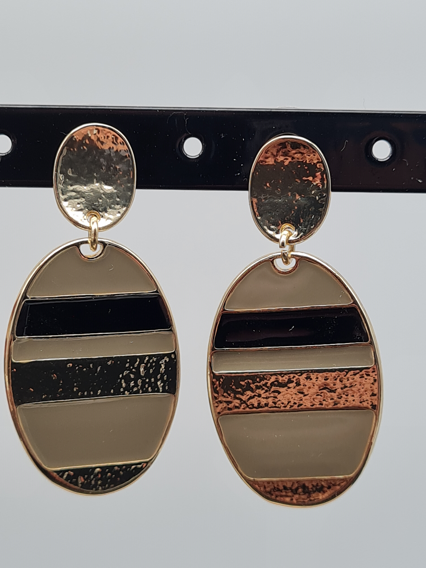 Liet & Joliet Ohrschmuck 4 varianten, gestreift mit Emaille