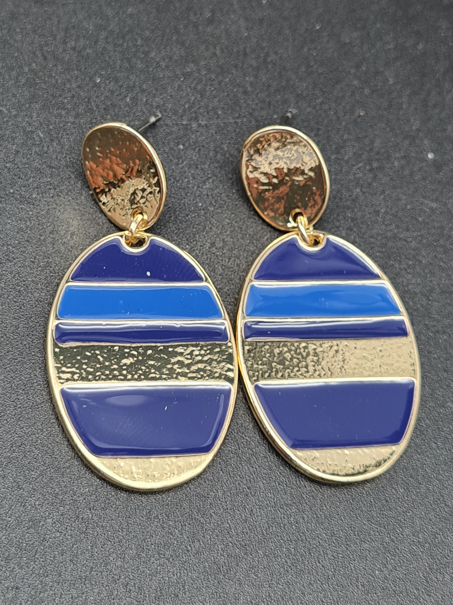 Liet & Joliet Ohrschmuck 4 varianten, gestreift mit Emaille