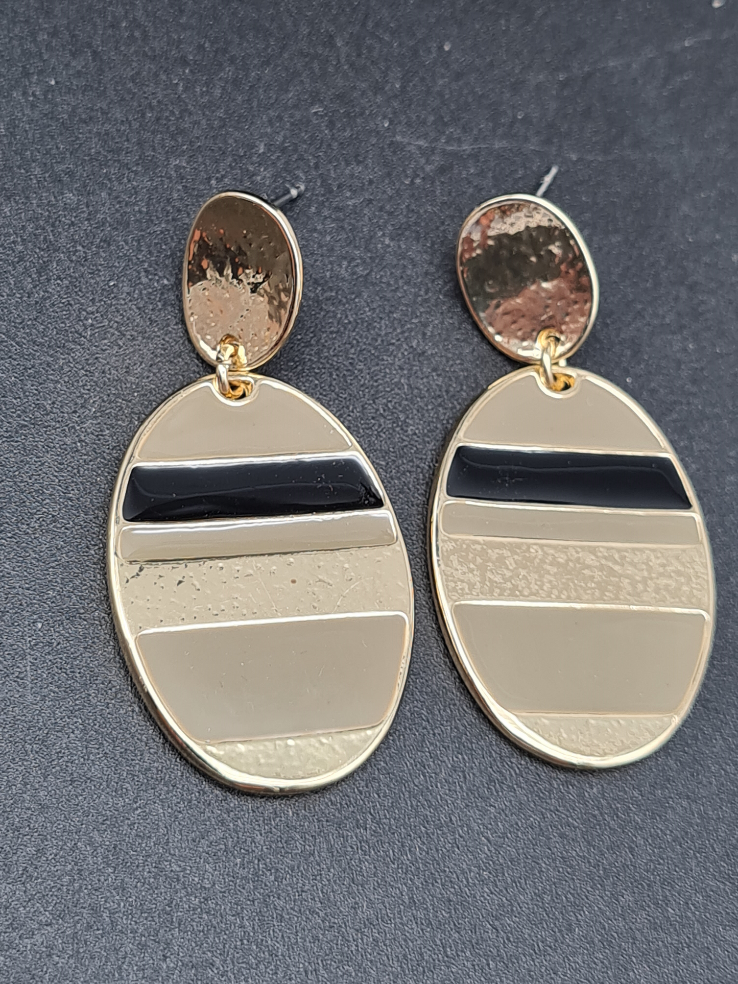 Liet & Joliet Ohrschmuck 4 varianten, gestreift mit Emaille