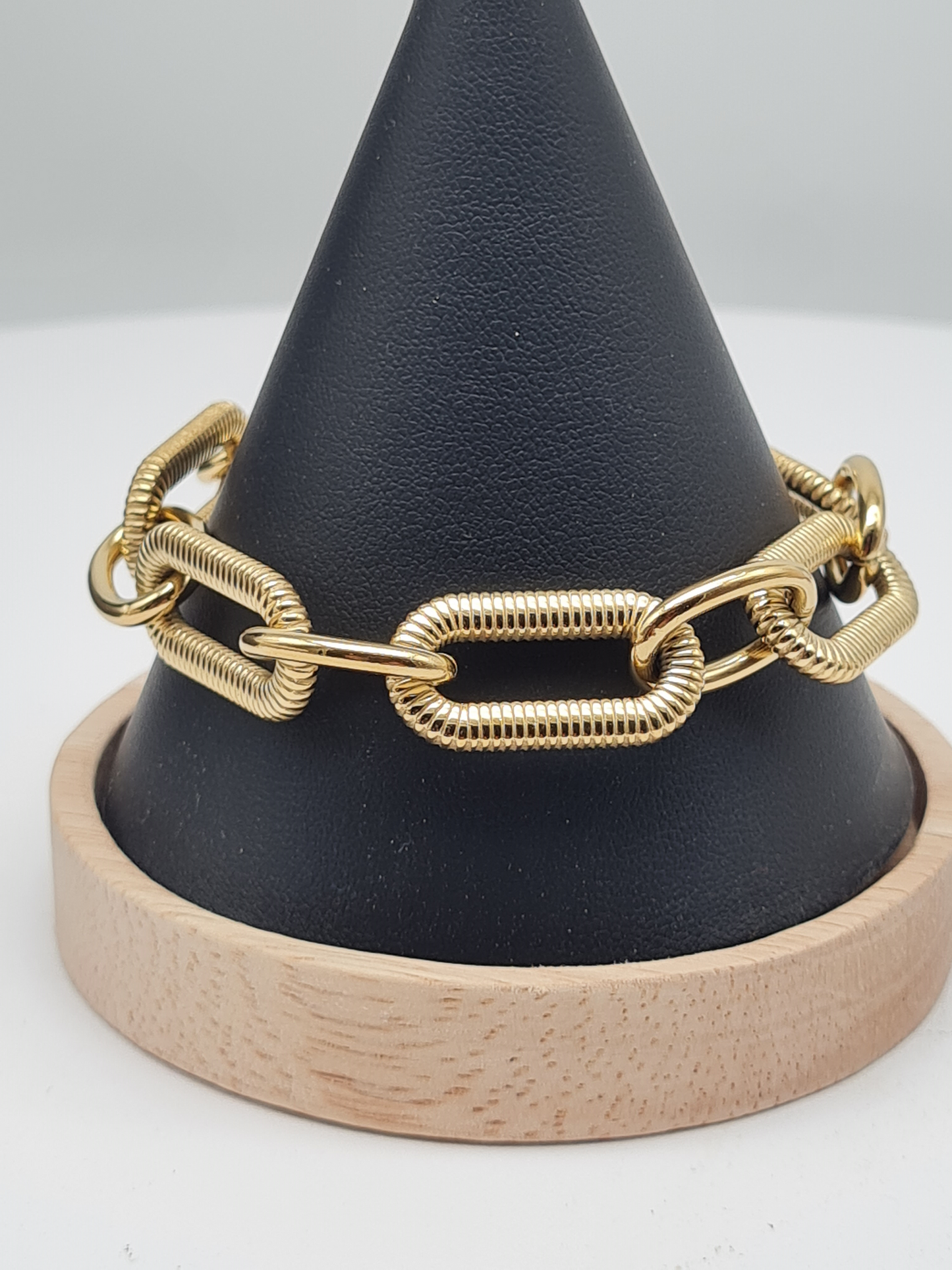 Sweet7, Armband, Doppel, Gliederarmband, Gold, 20,5 + 3 cm Unisex