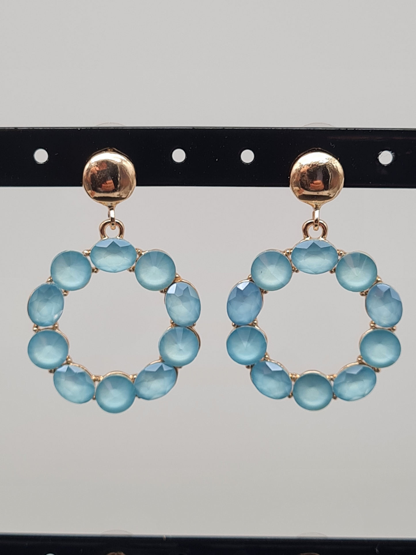 Sweet7 Ohrringe, Orhhänger Space Beads Kreise in verschiedene Farben