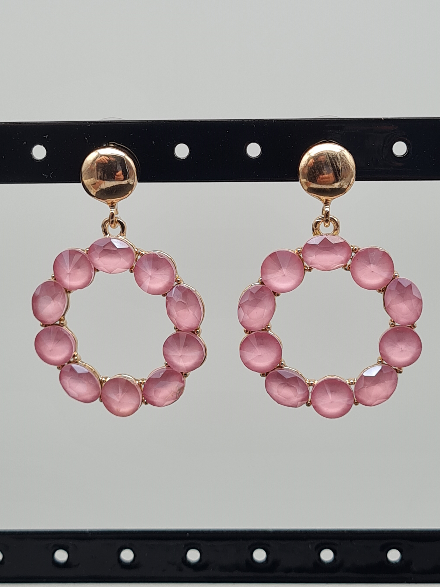 Sweet7 Ohrringe, Orhhänger Space Beads Kreise in verschiedene Farben
