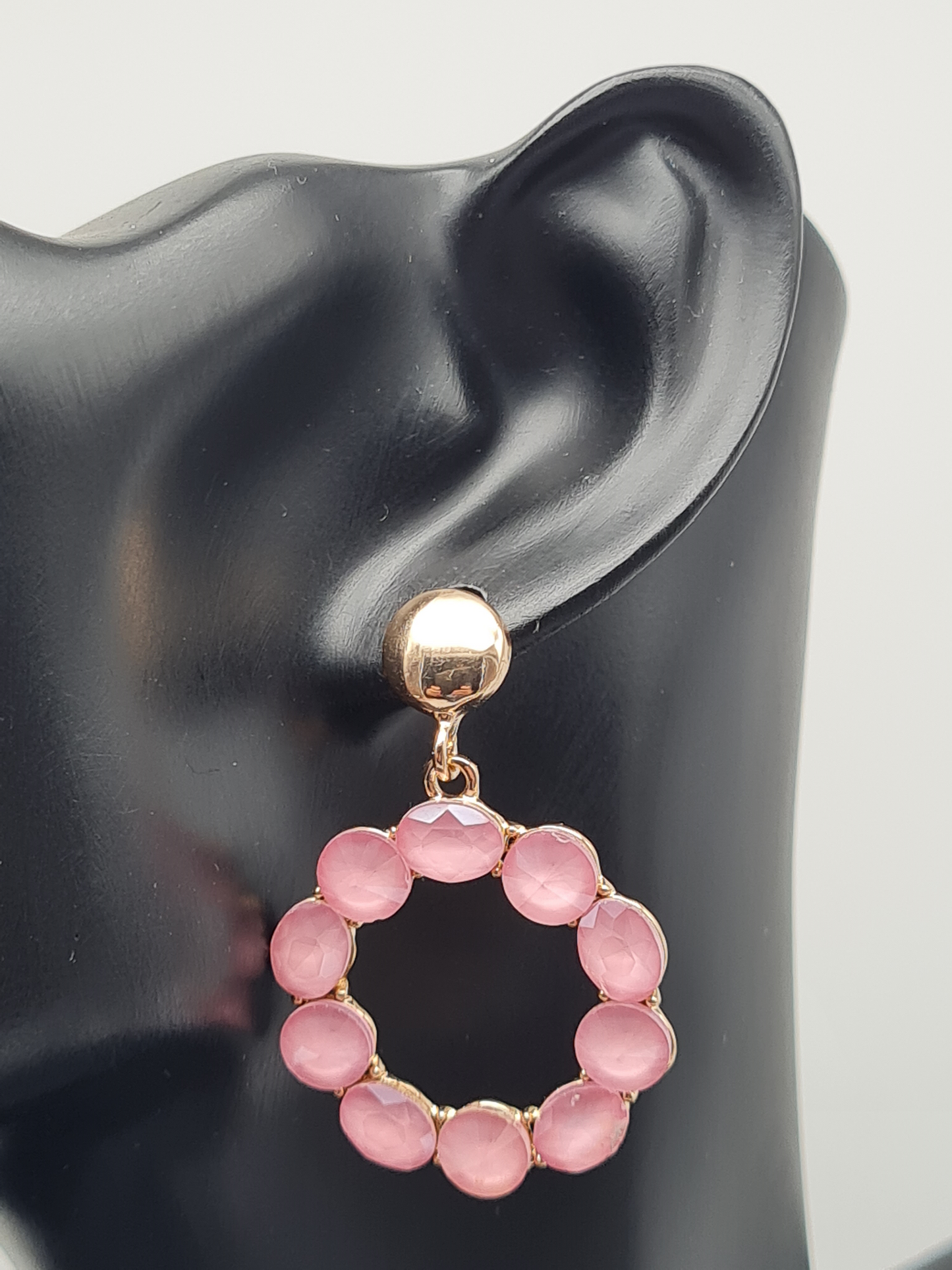 Sweet7 Ohrringe, Orhhänger Space Beads Kreise in verschiedene Farben