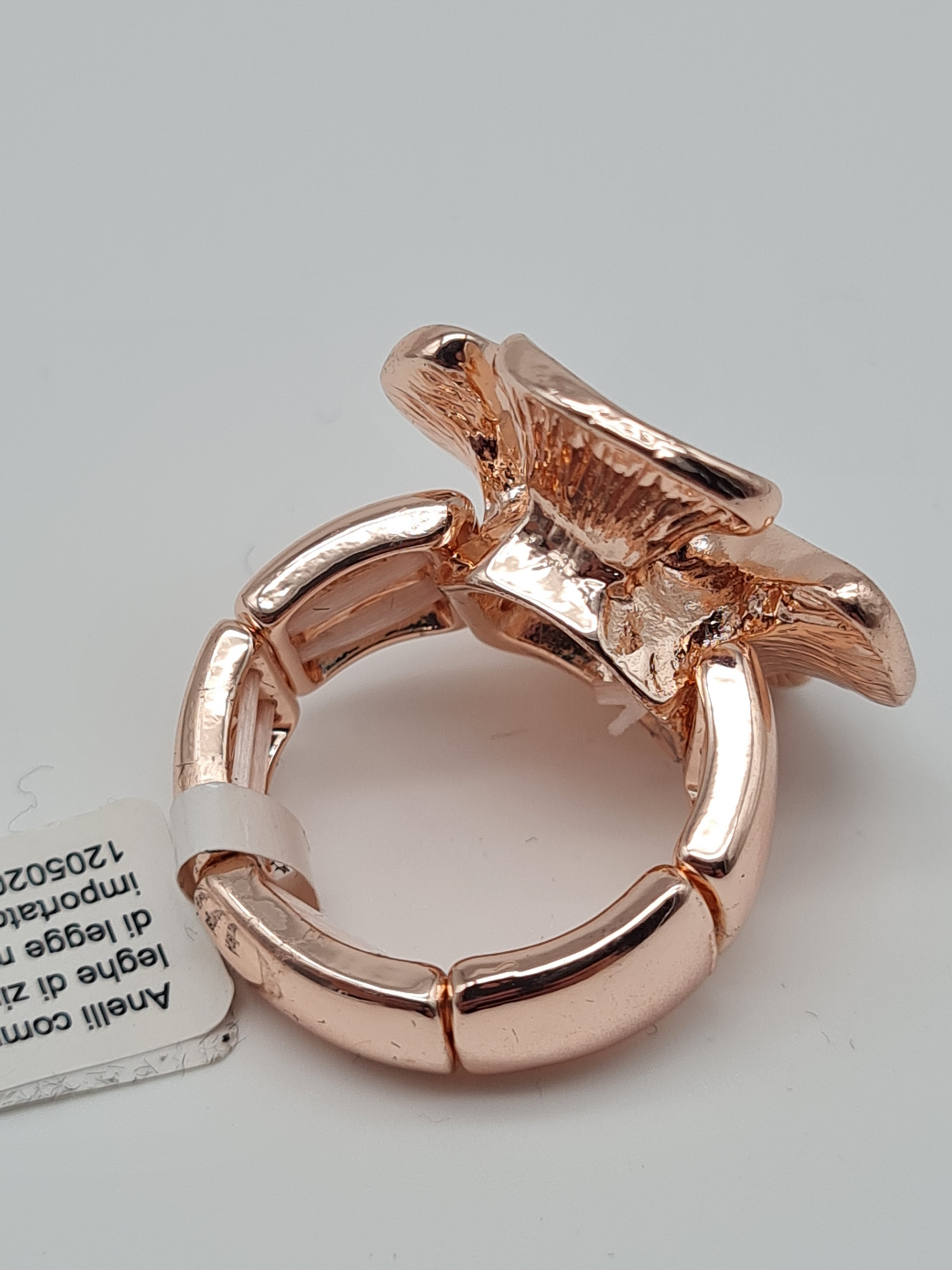 Amorino Ring, ELASTISCHER RING MIT EMAILLIERTEM VOLANT in verschiedene Farben