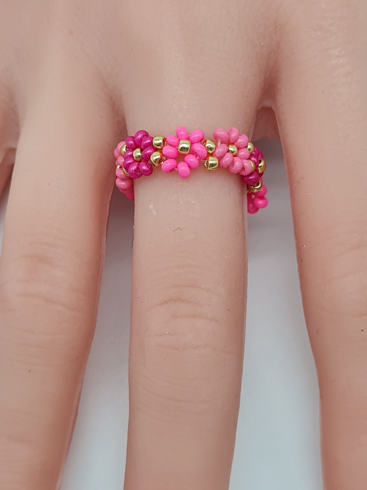 Biba Ringe, Elastische "Flower Power Ringe" in verschiedene Farben