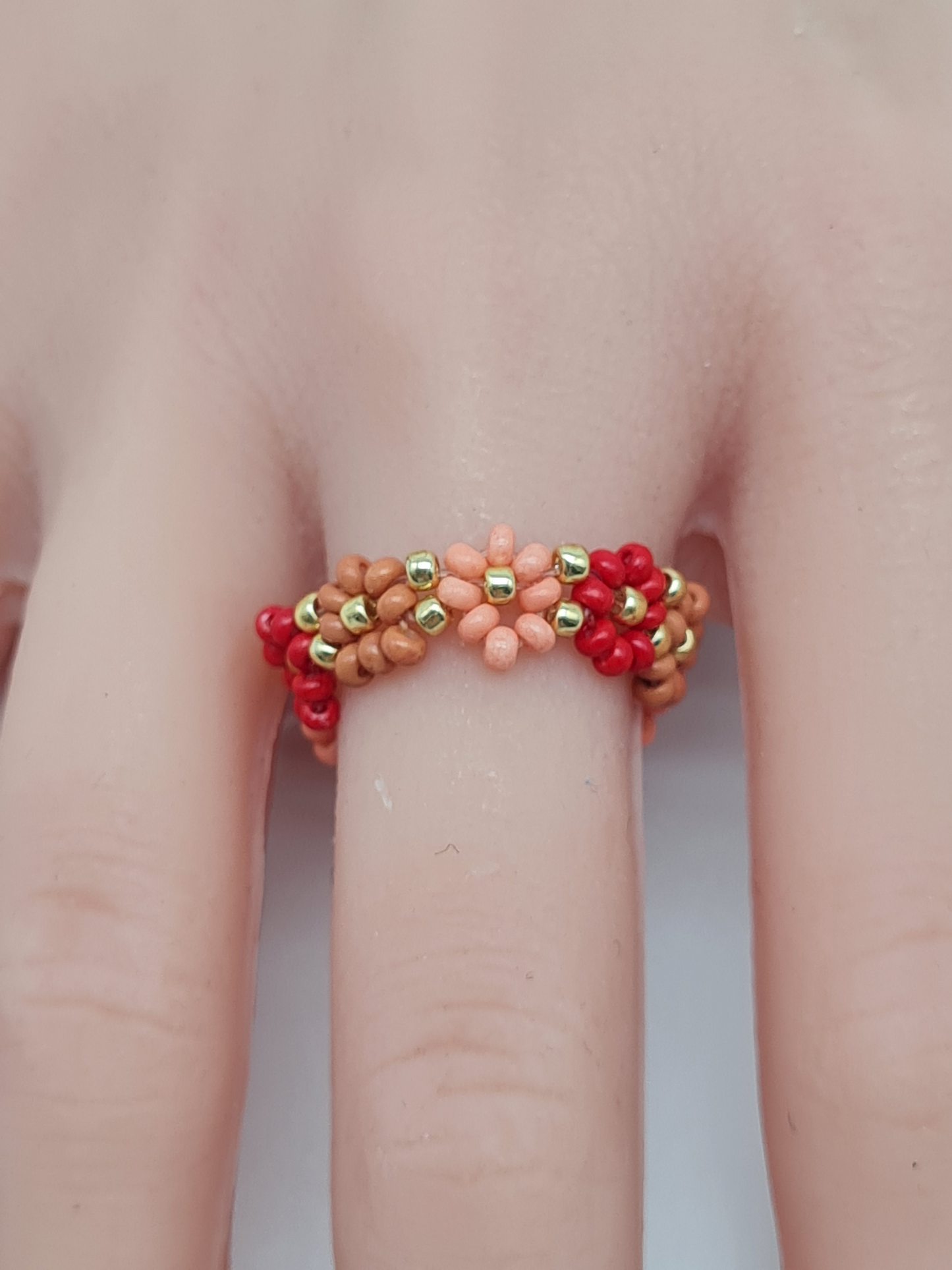Biba Ringe, Elastische "Flower Power Ringe" in verschiedene Farben