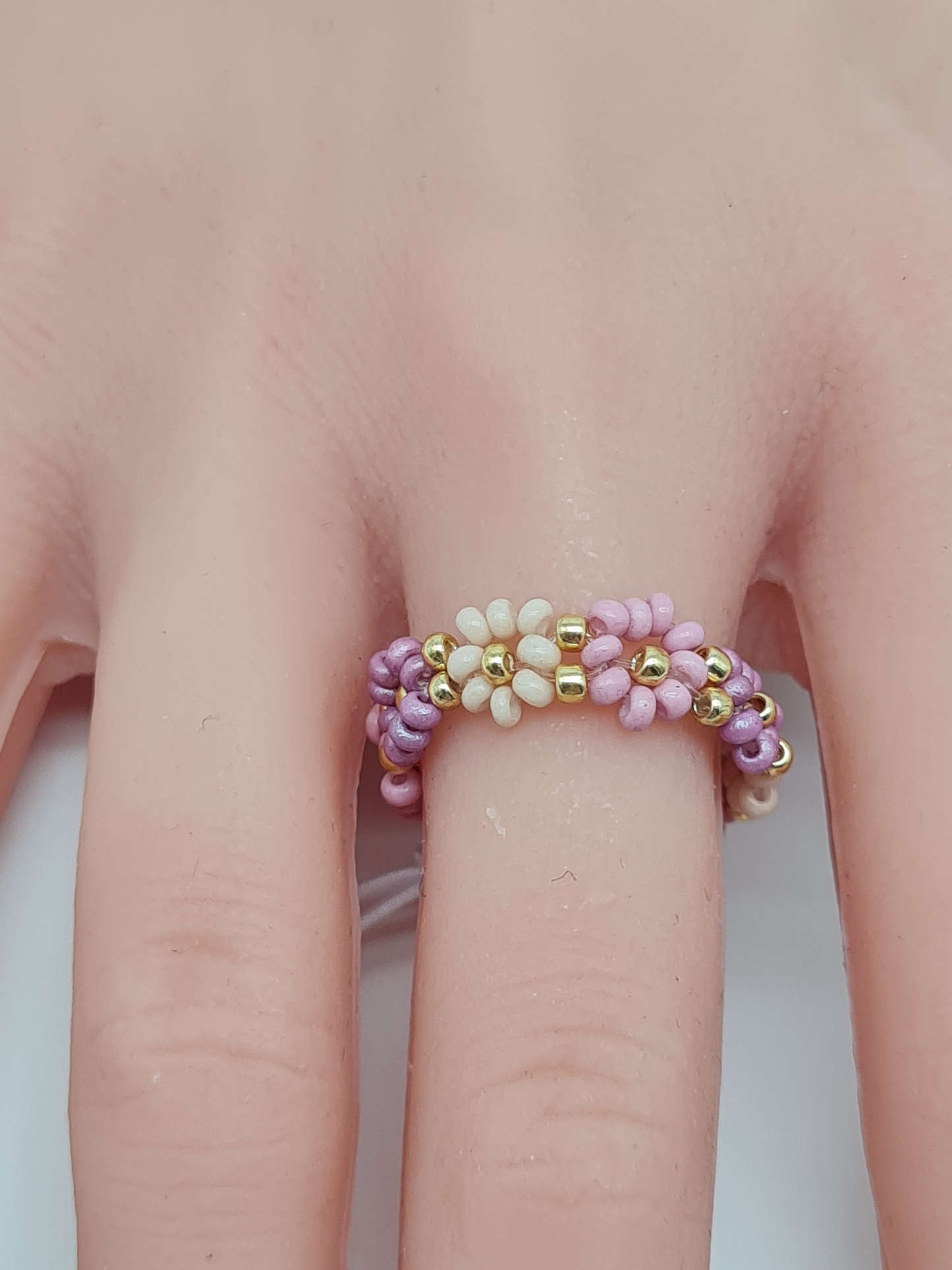 Biba Ringe, Elastische "Flower Power Ringe" in verschiedene Farben