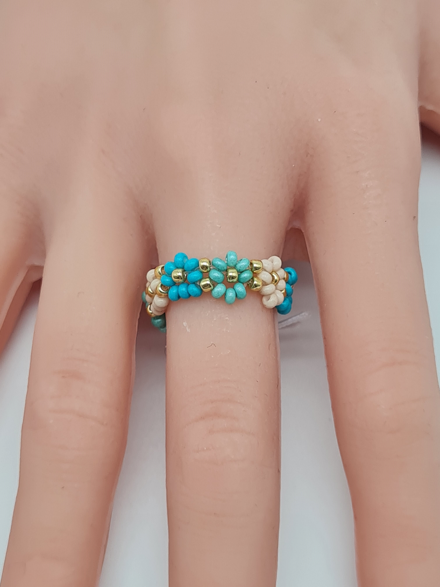 Biba Ringe, Elastische "Flower Power Ringe" in verschiedene Farben