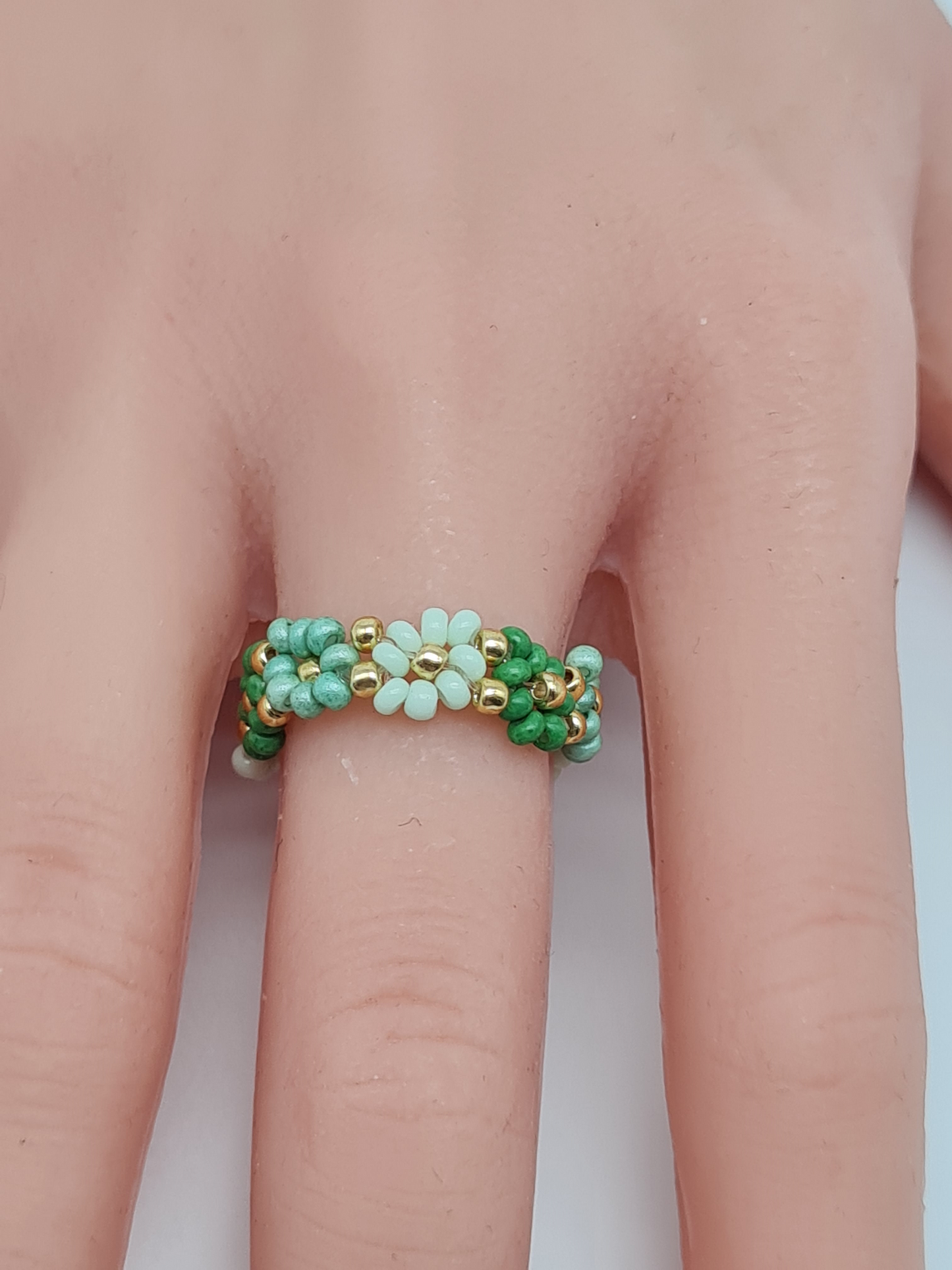 Biba Ringe, Elastische "Flower Power Ringe" in verschiedene Farben