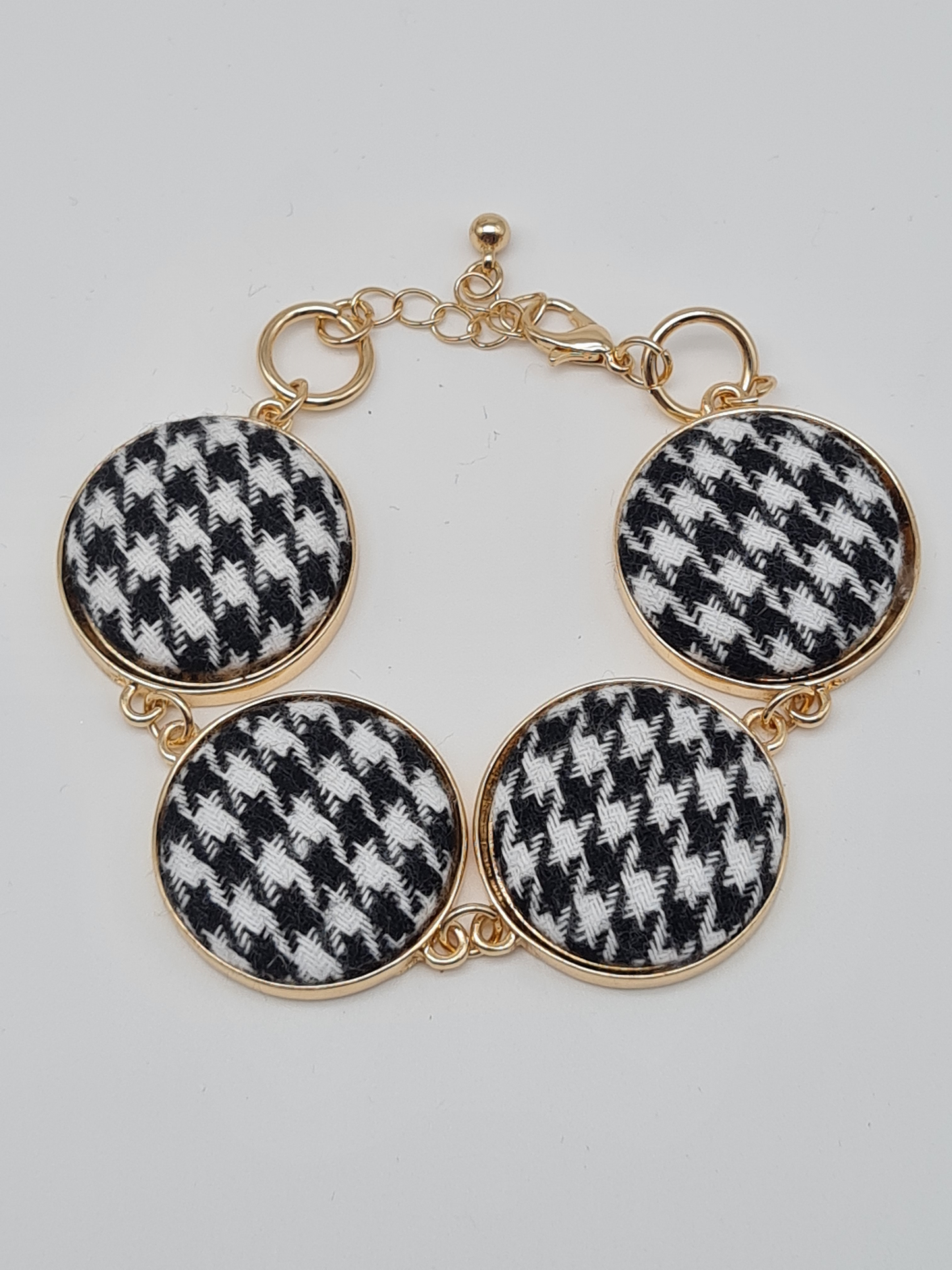 Amorino Armband, elegantes Pied de Poule, in 4 Elemente
