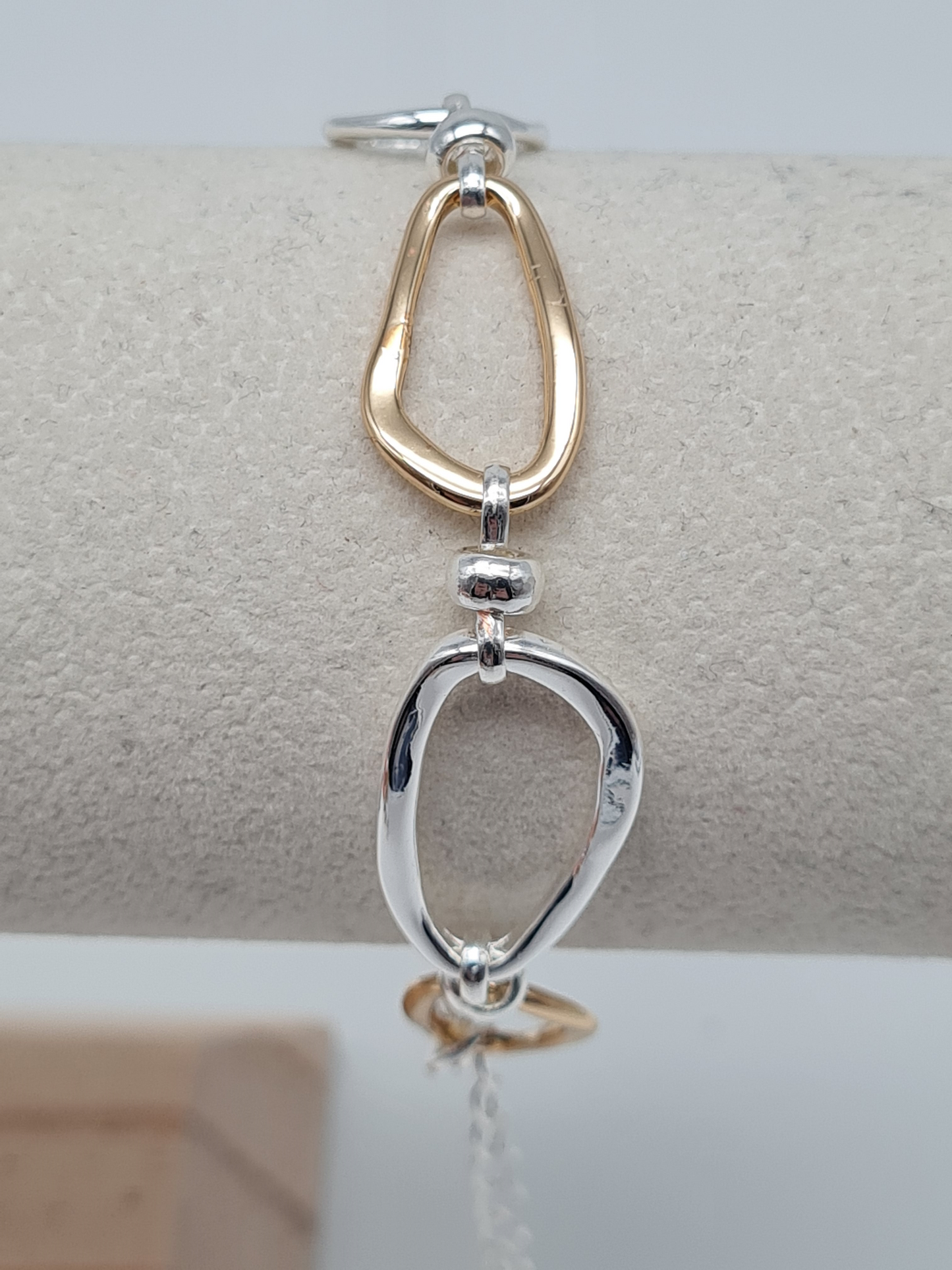 Amorino Armband, Silber und Goldfarben, Elegant, filigran