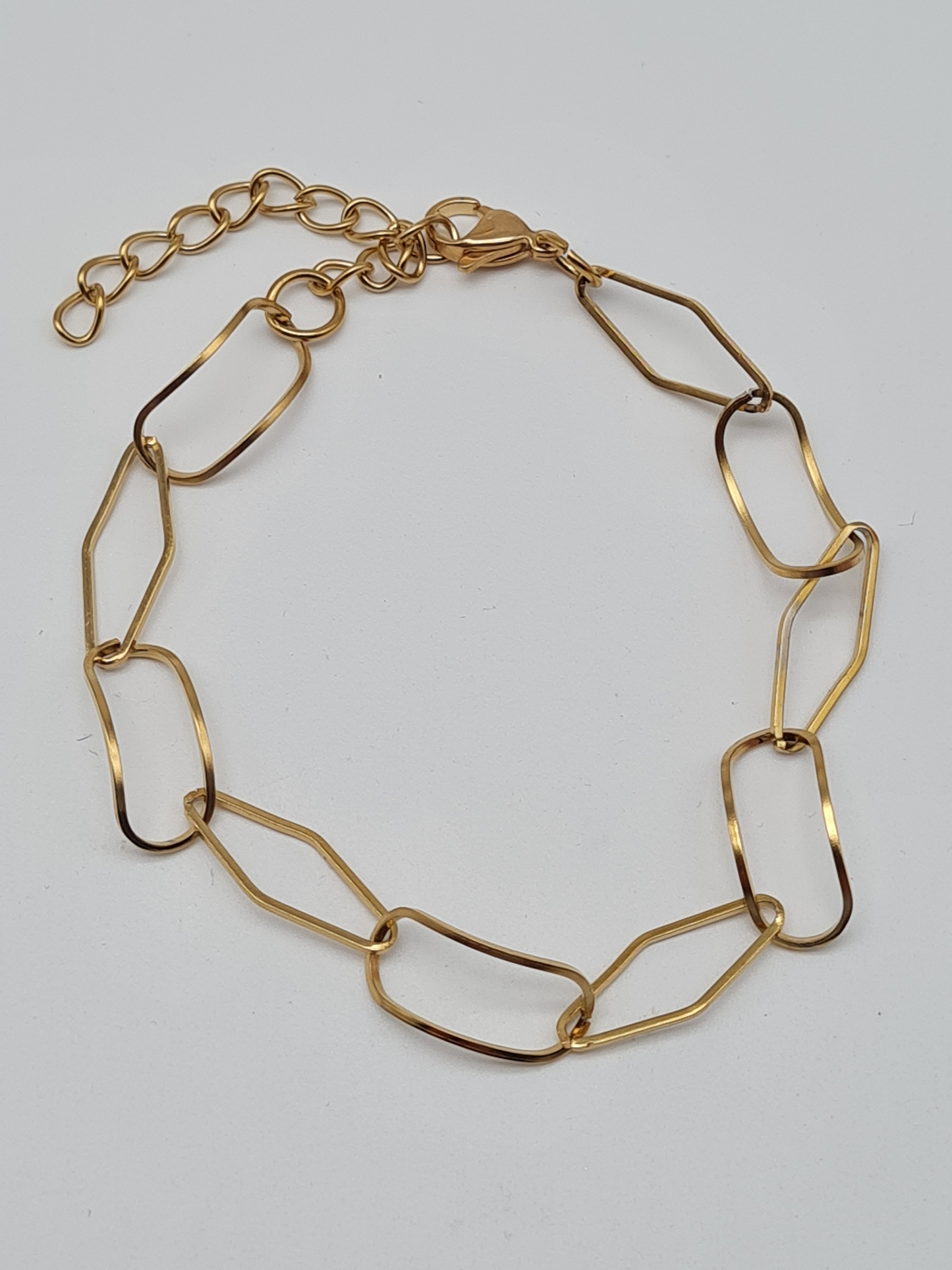 Amorino Armband, Filigranes Gliederarmband mit feinen gebogene Elementen