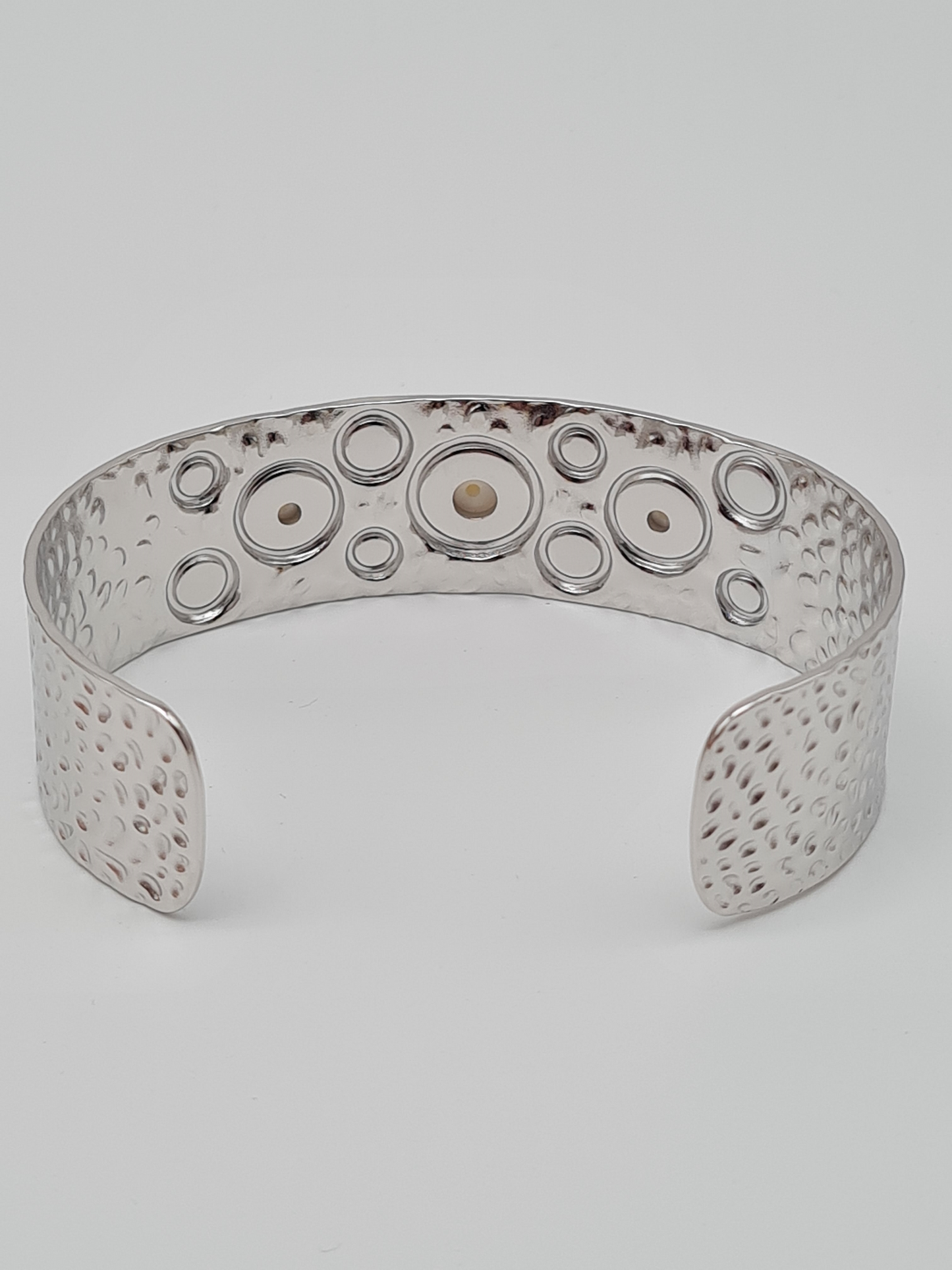 Cosmos Armreif Perlenarmreif aus vergoldetem und Silberfarbenen Edelstahl – Elegant