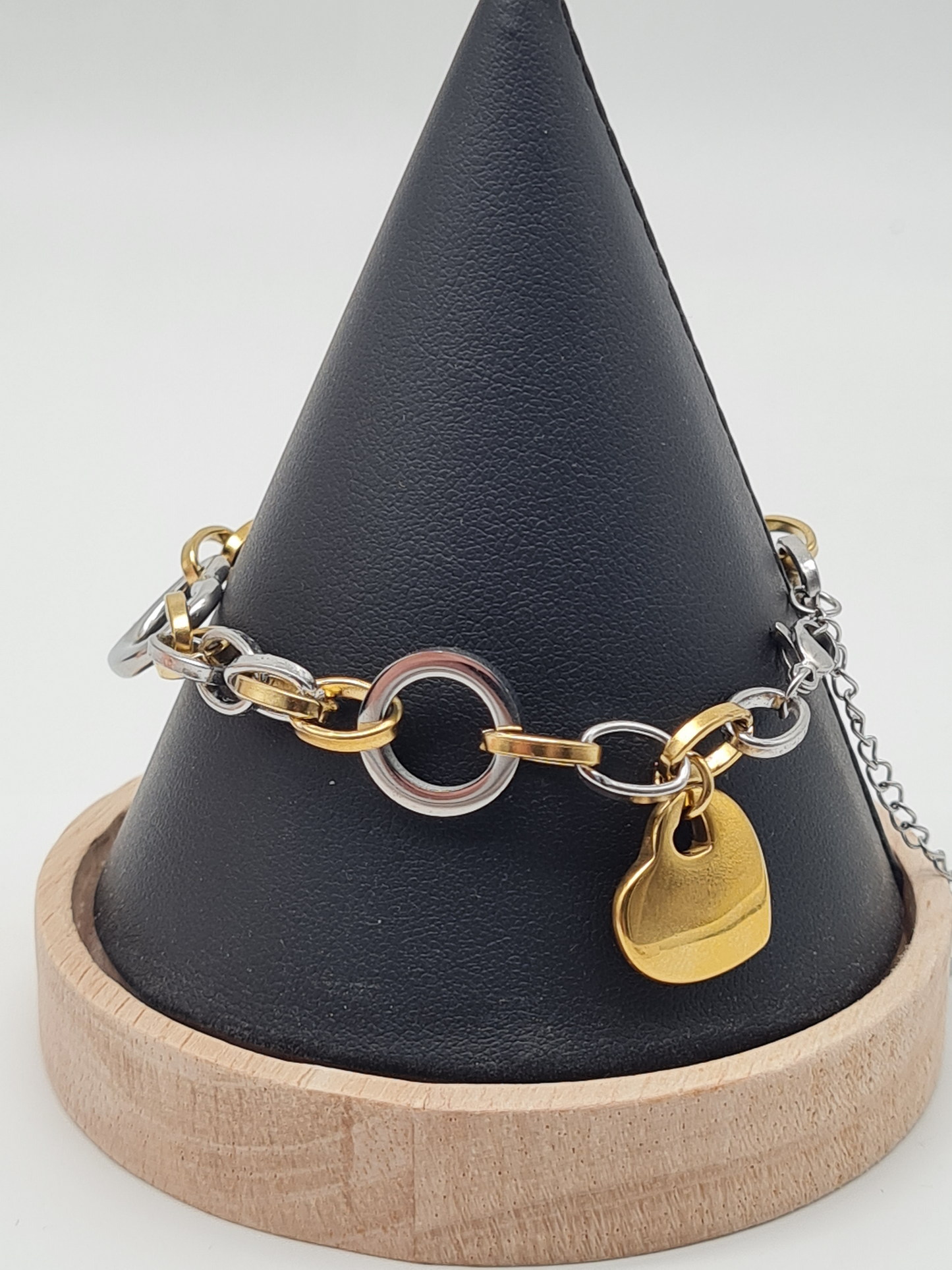 Cosmos Armband in Gold- und Silberfarben mit Herz-Elementen