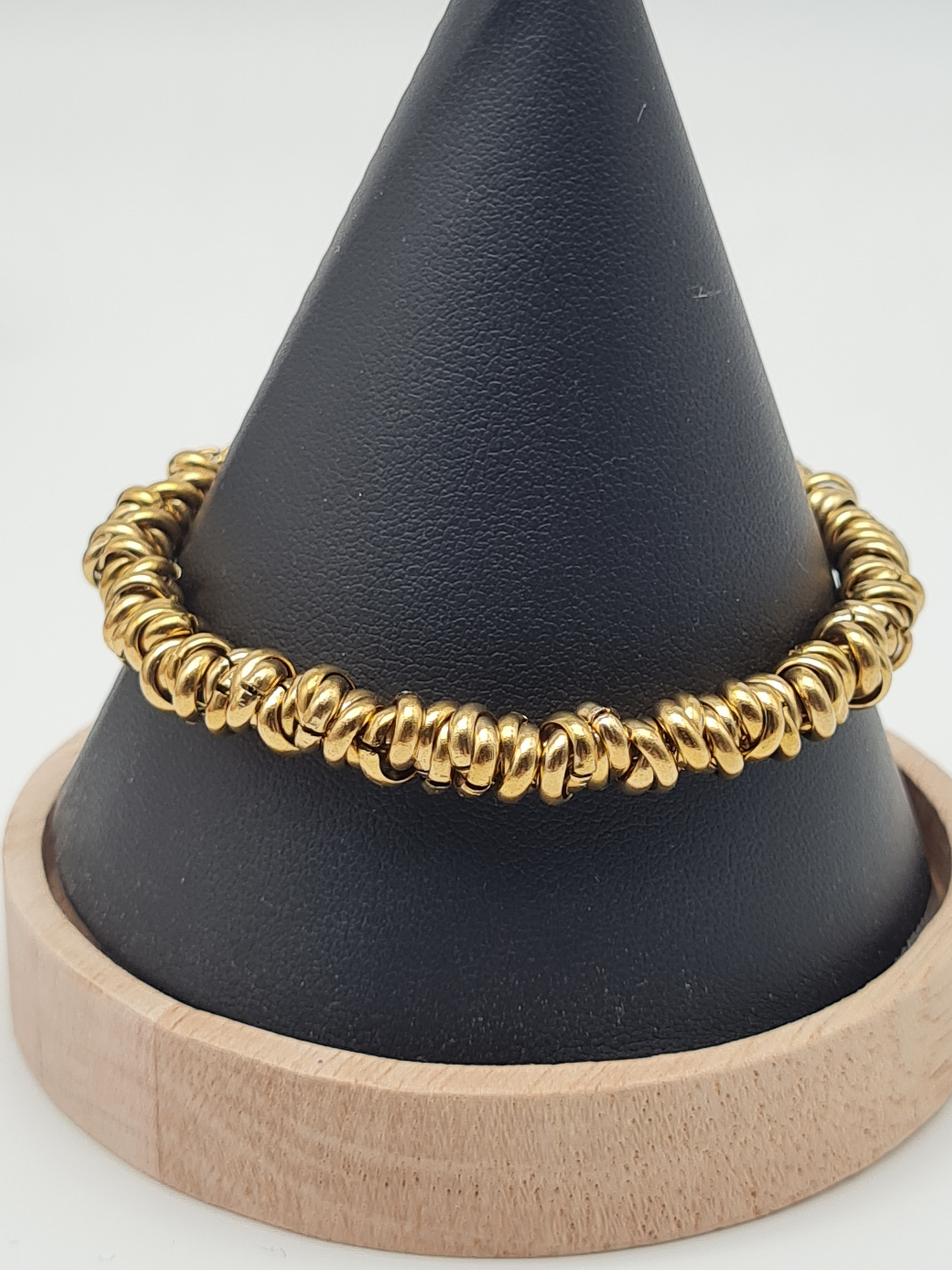 Cosmos Armband, Goldfarben Märchenhaft schön mit 1001 kleine Ringe
