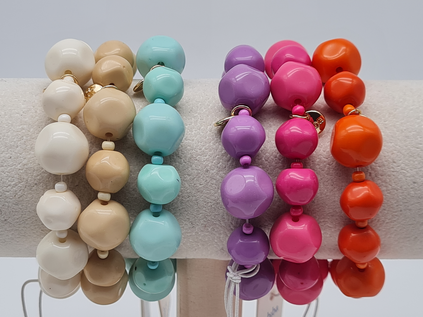 Biba Armband, Elastische Armbänder in 6 Farben