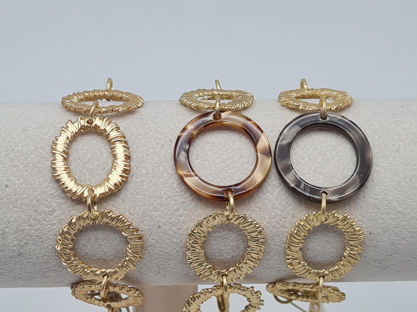 Biba Armband in Matt Goldfarben in 3 Varianten