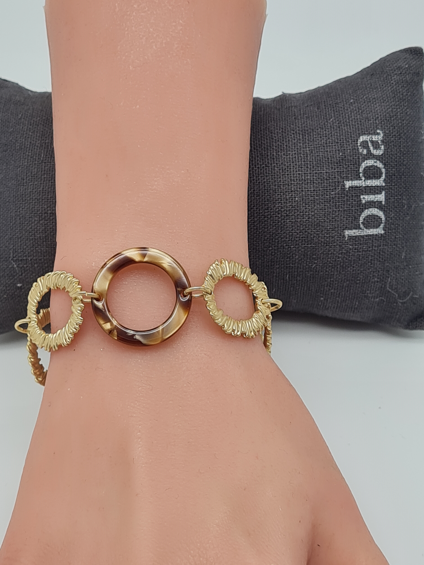Biba Armband in Matt Goldfarben in 3 Varianten