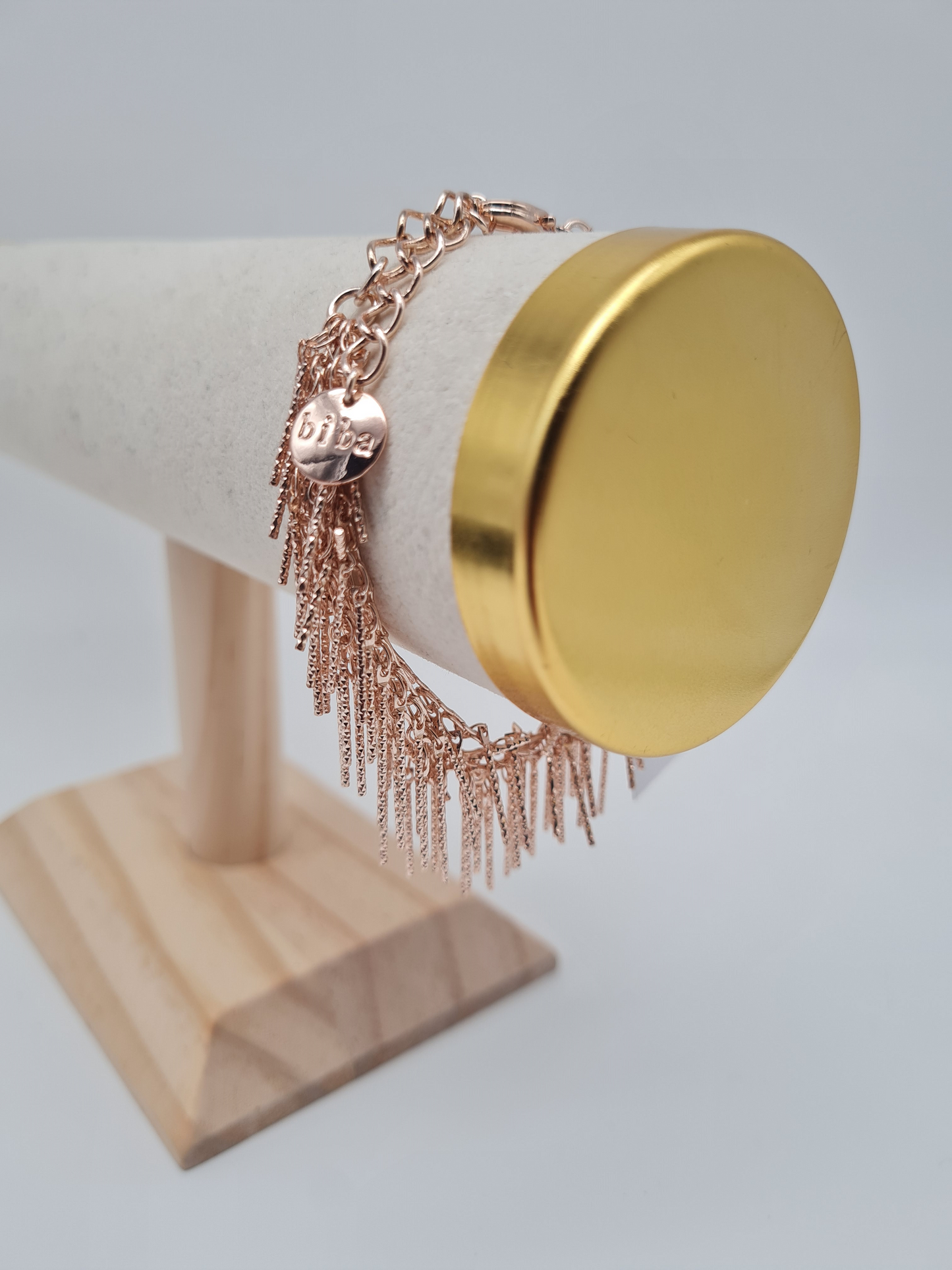 Biba Armband "Spikes" wie ein Charleston Kleid am Arm, in Roségold, Gun Metal oder Silberfarben (Kopie)