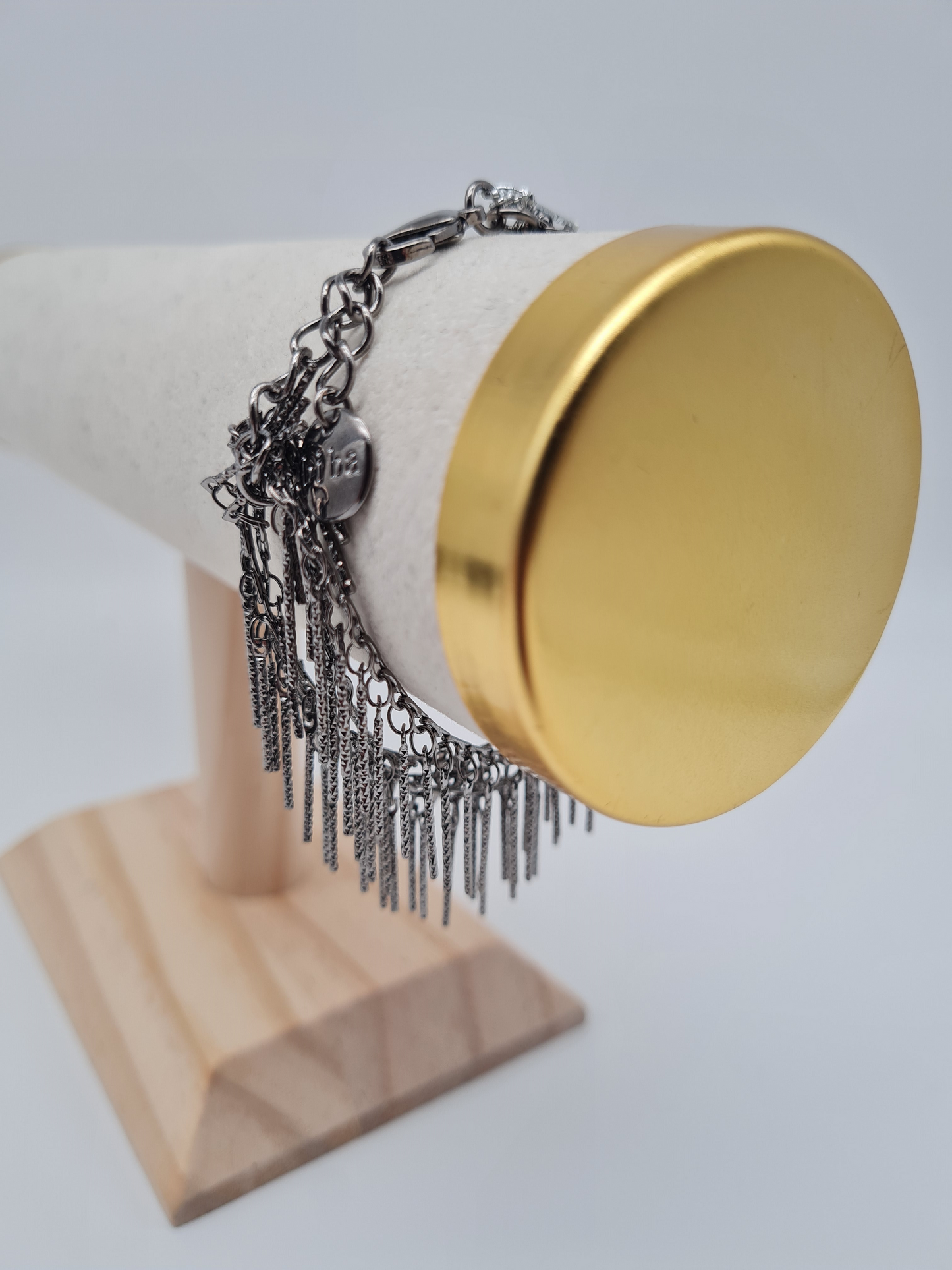Biba Armband "Spikes" wie ein Charleston Kleid am Arm, in Roségold, Gun Metal oder Silberfarben (Kopie)
