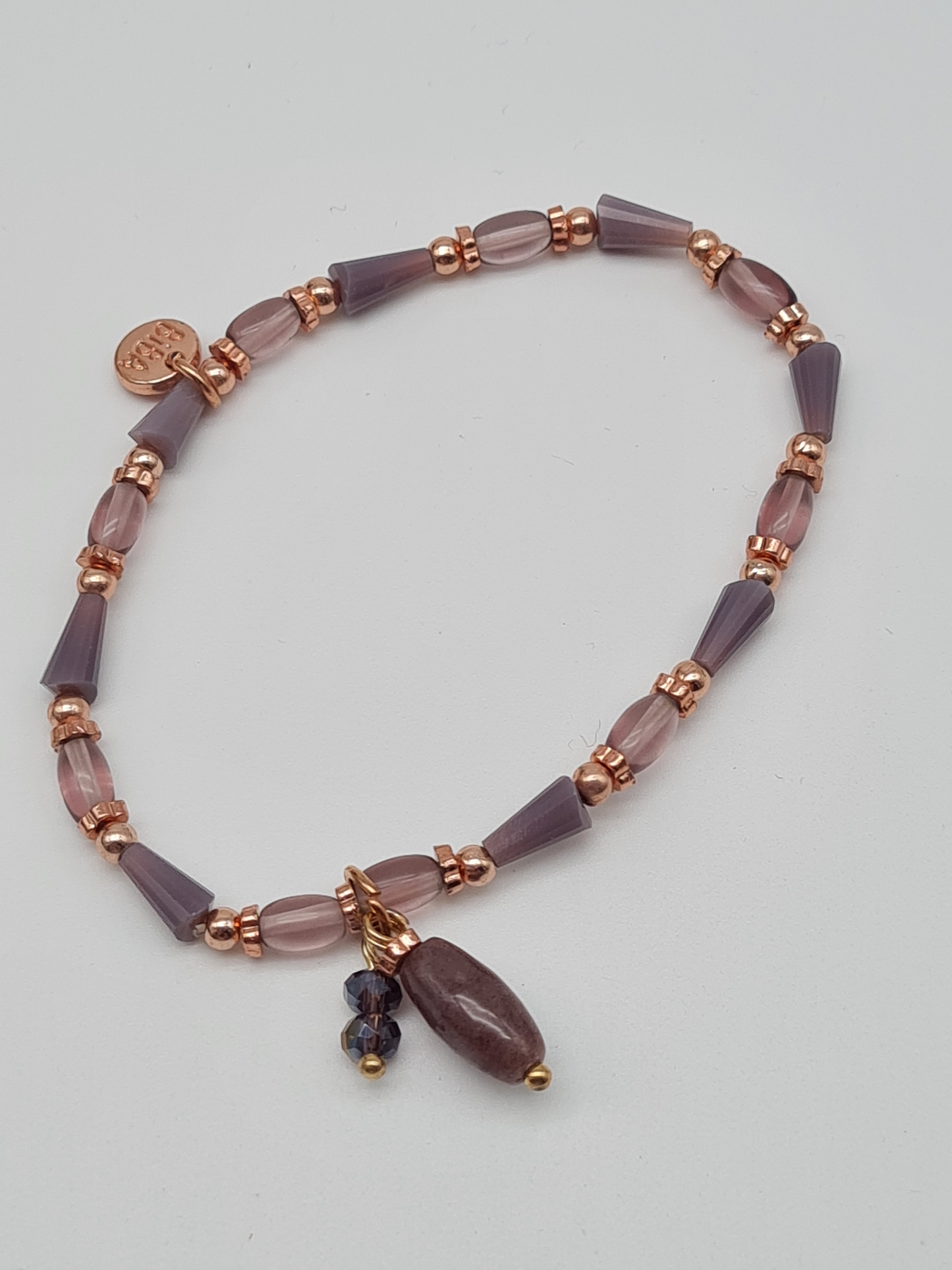 Biba Armband elastisch mit Anhänger in verschiedene Farben zum Kombinieren
