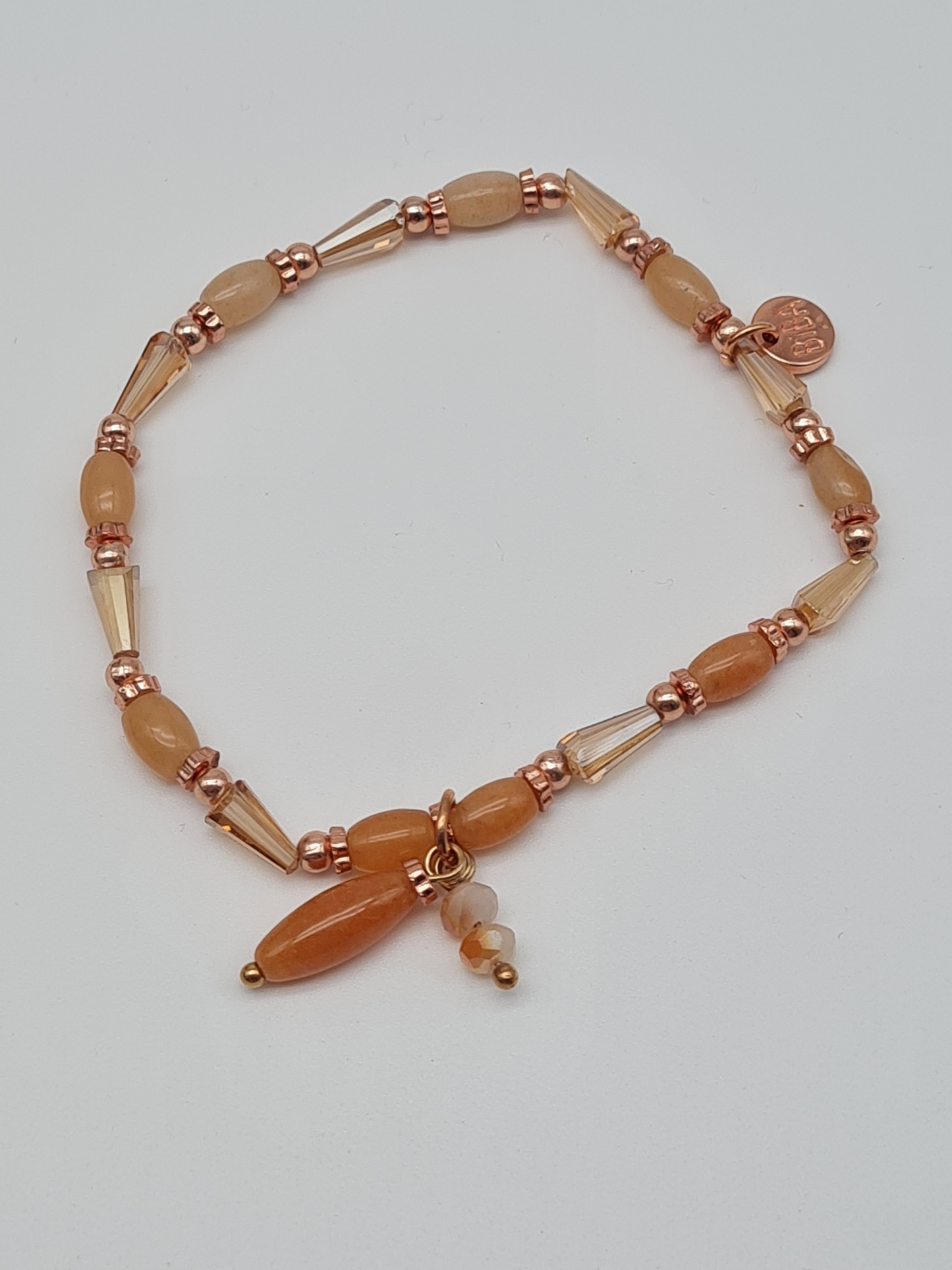 Biba Armband elastisch mit Anhänger in verschiedene Farben zum Kombinieren