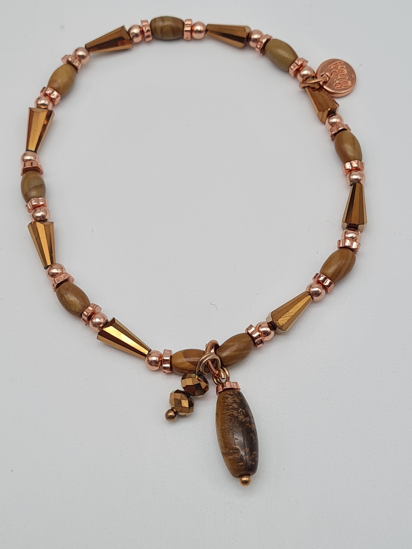 Biba Armband elastisch mit Anhänger in verschiedene Farben zum Kombinieren