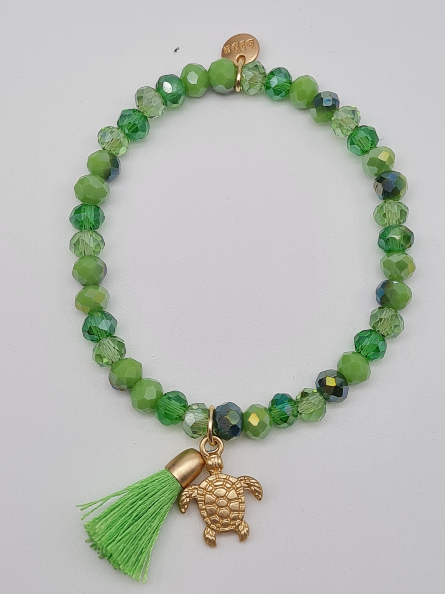 Biba Armband elastisch Crystal Perlen mit Tierischen AnhÀnger, verschiedene Farben