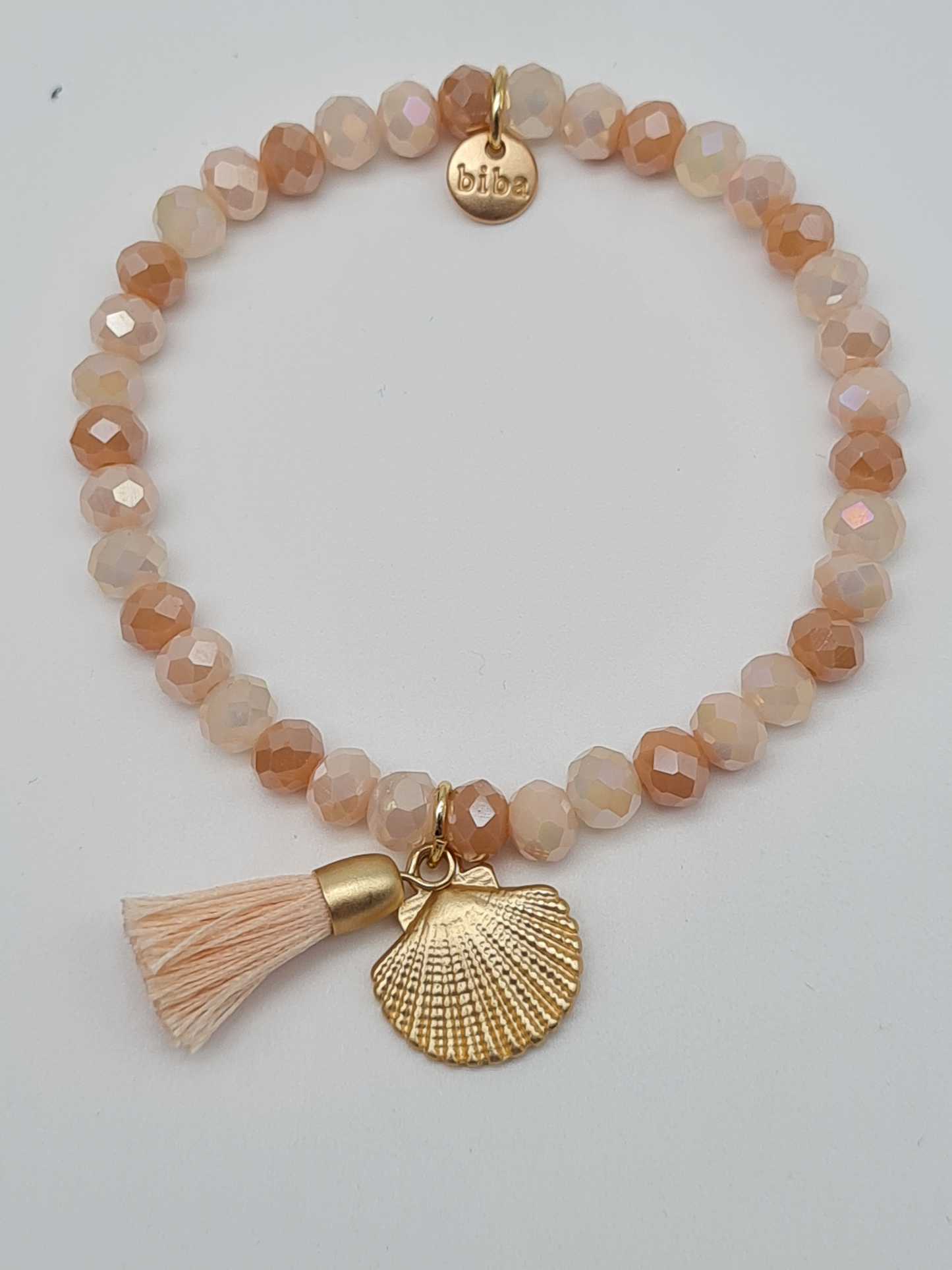 Biba Armband elastisch Crystal Perlen mit Tierischen AnhÀnger, verschiedene Farben