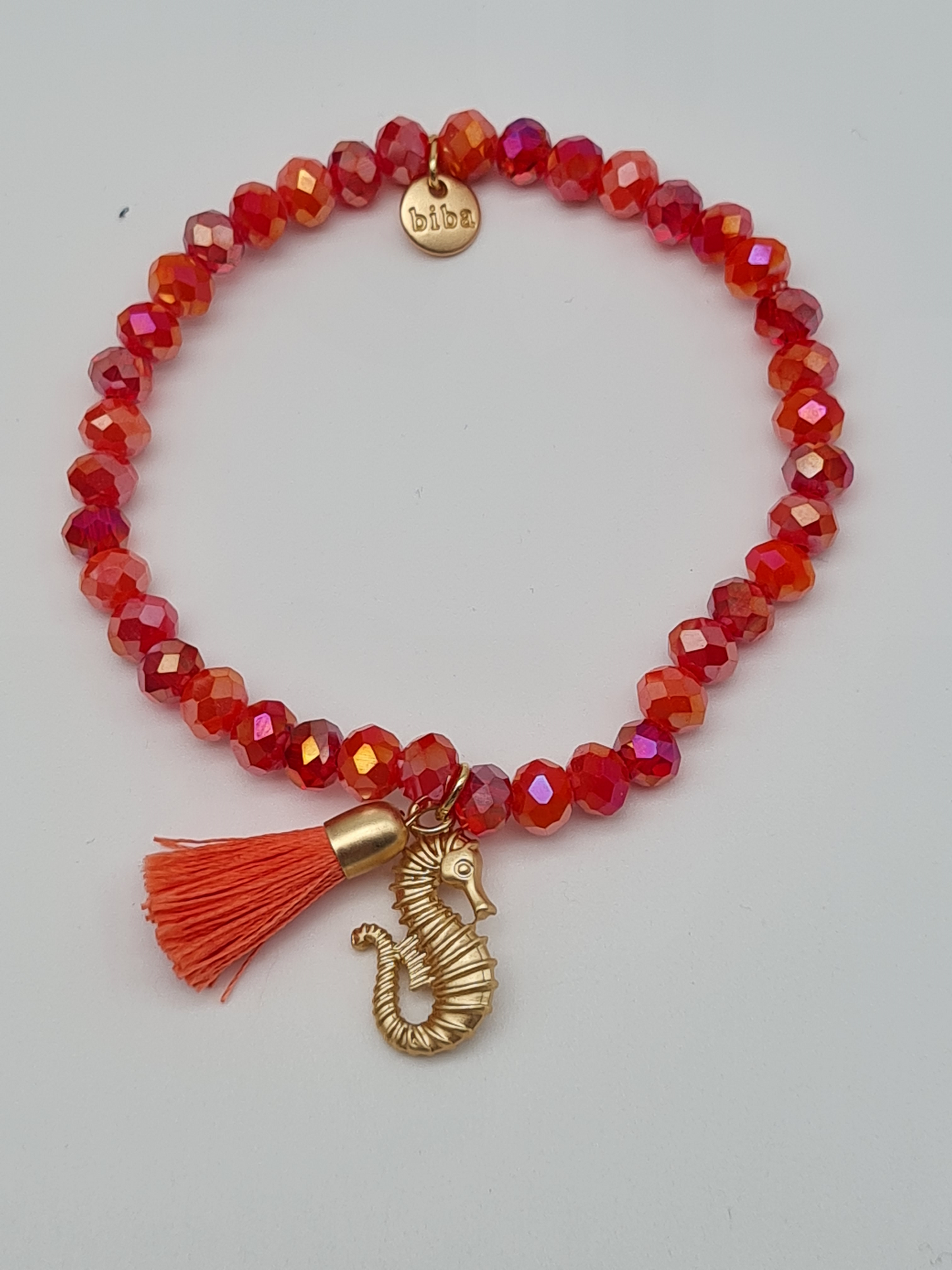 Biba Armband elastisch Crystal Perlen mit Tierischen AnhÀnger, verschiedene Farben