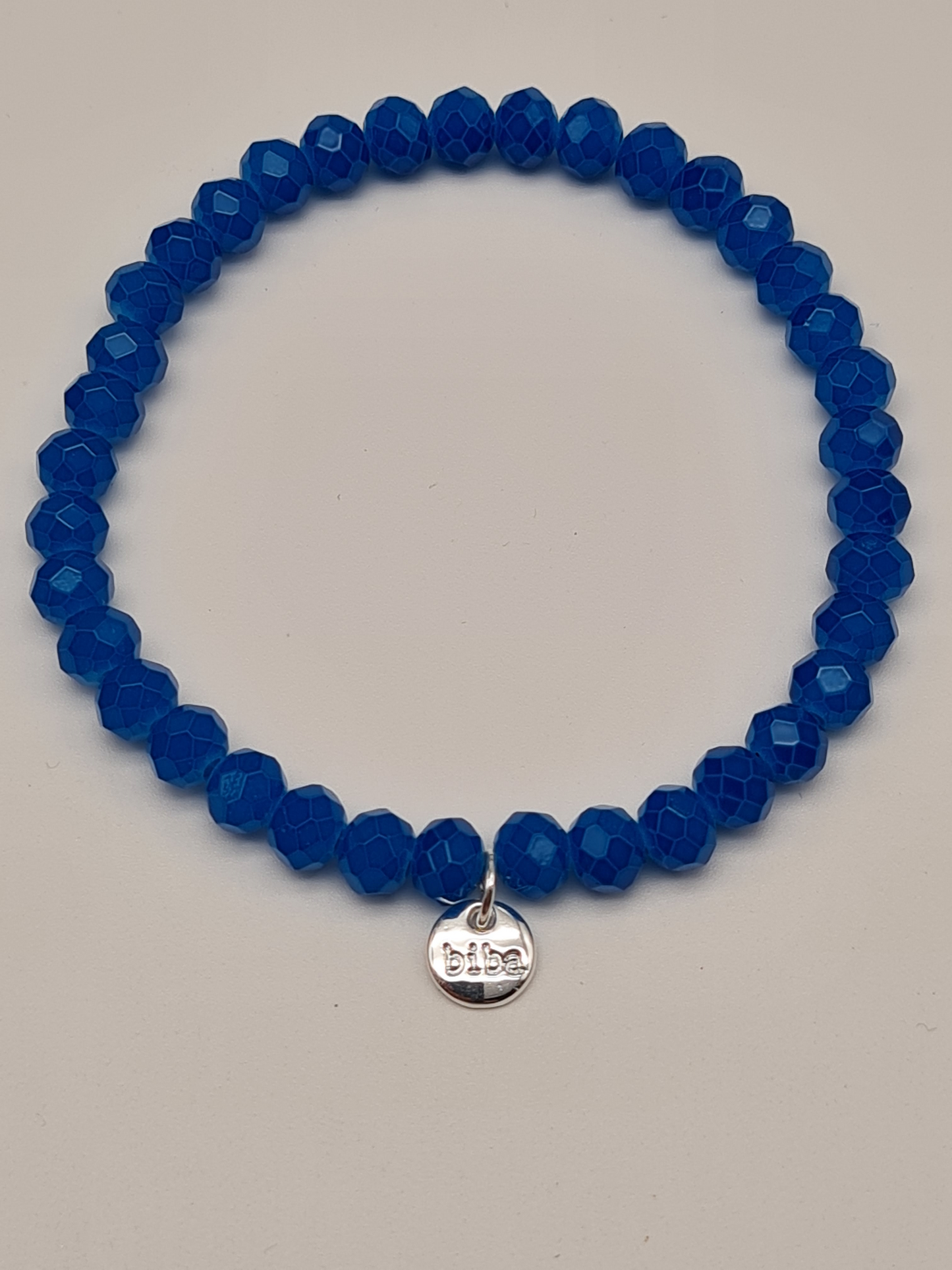 Biba Armband elastisch Crystal Perlen in bunte Farben, ideal zum Kombinieren