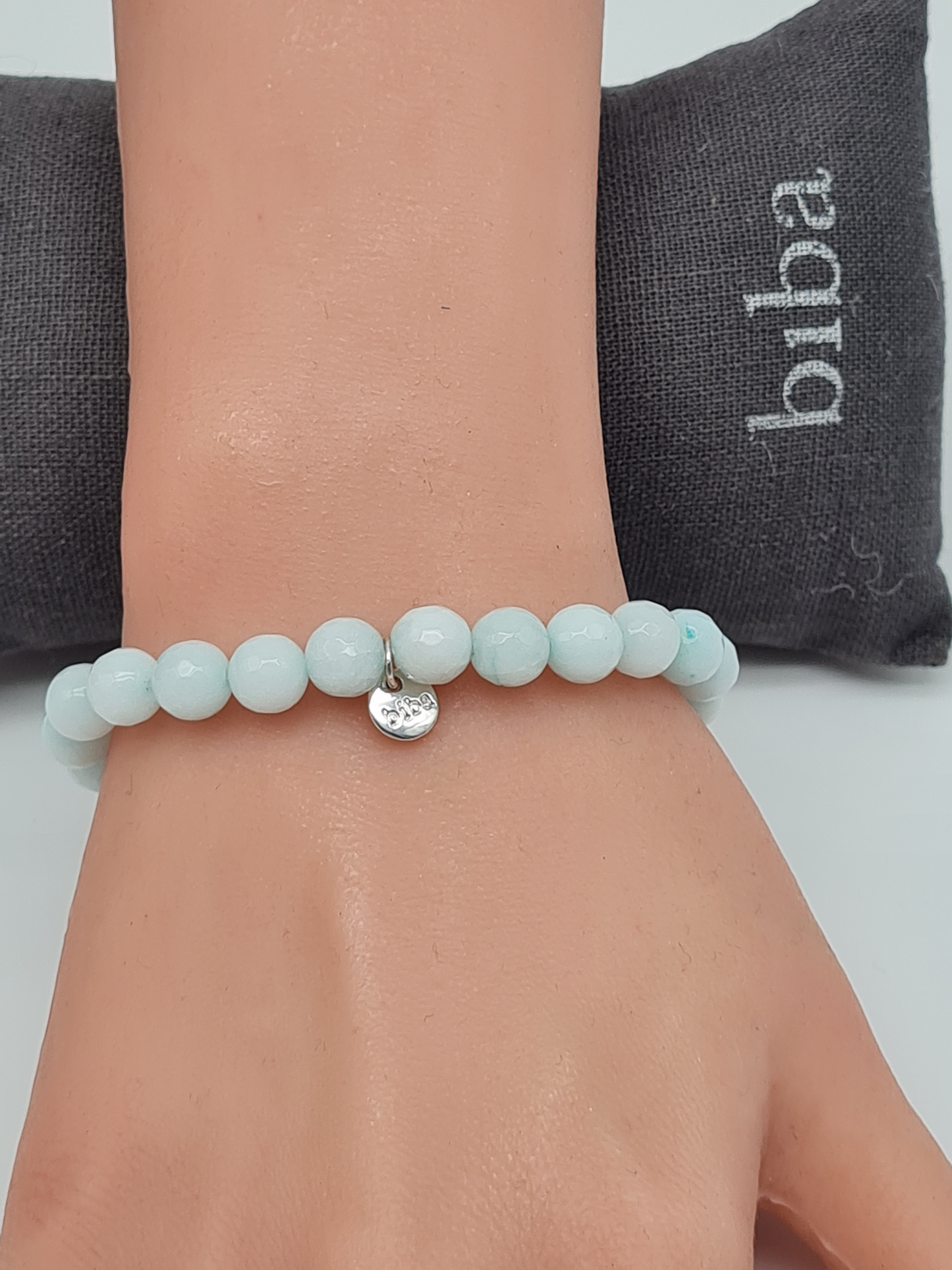 Biba Armband elastisch ein Wolkenhimmel am Arm, Hellblau