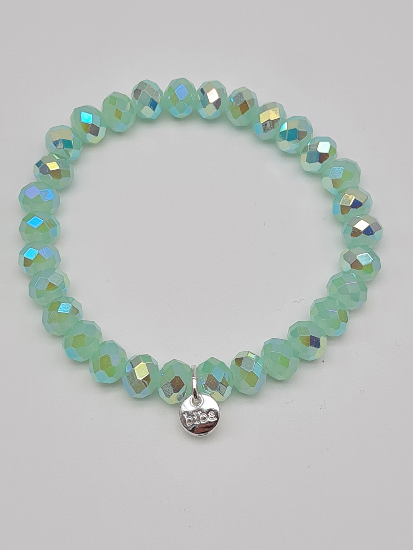 Biba Armband elastisch Crystal Perlen in bunte Farben, ideal zum Kombinieren