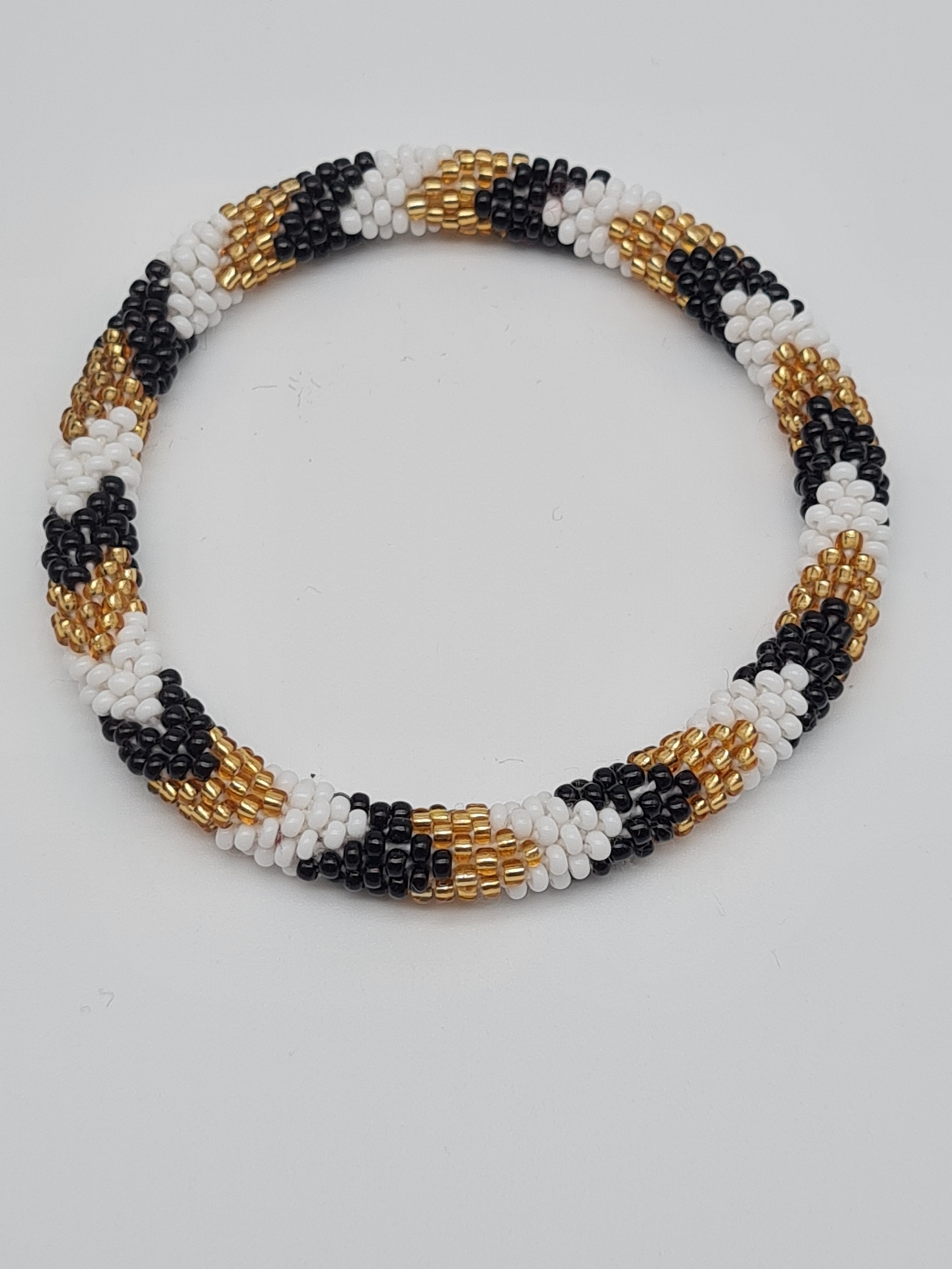Biba Armband Roll-Armbänder Blau, Rosa, oder Edles Schwarz-Weiß mit verschiede Muster