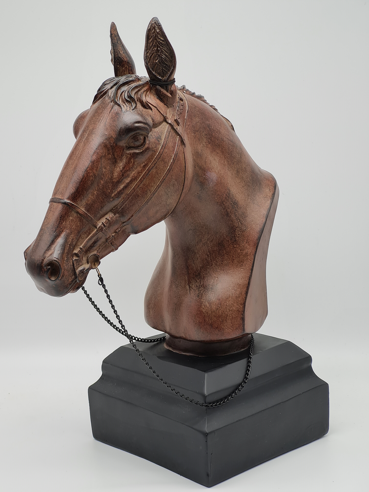 Pferdekopf von J-Line, Polyresin - Tischdekoration, Wohndeko, Figur