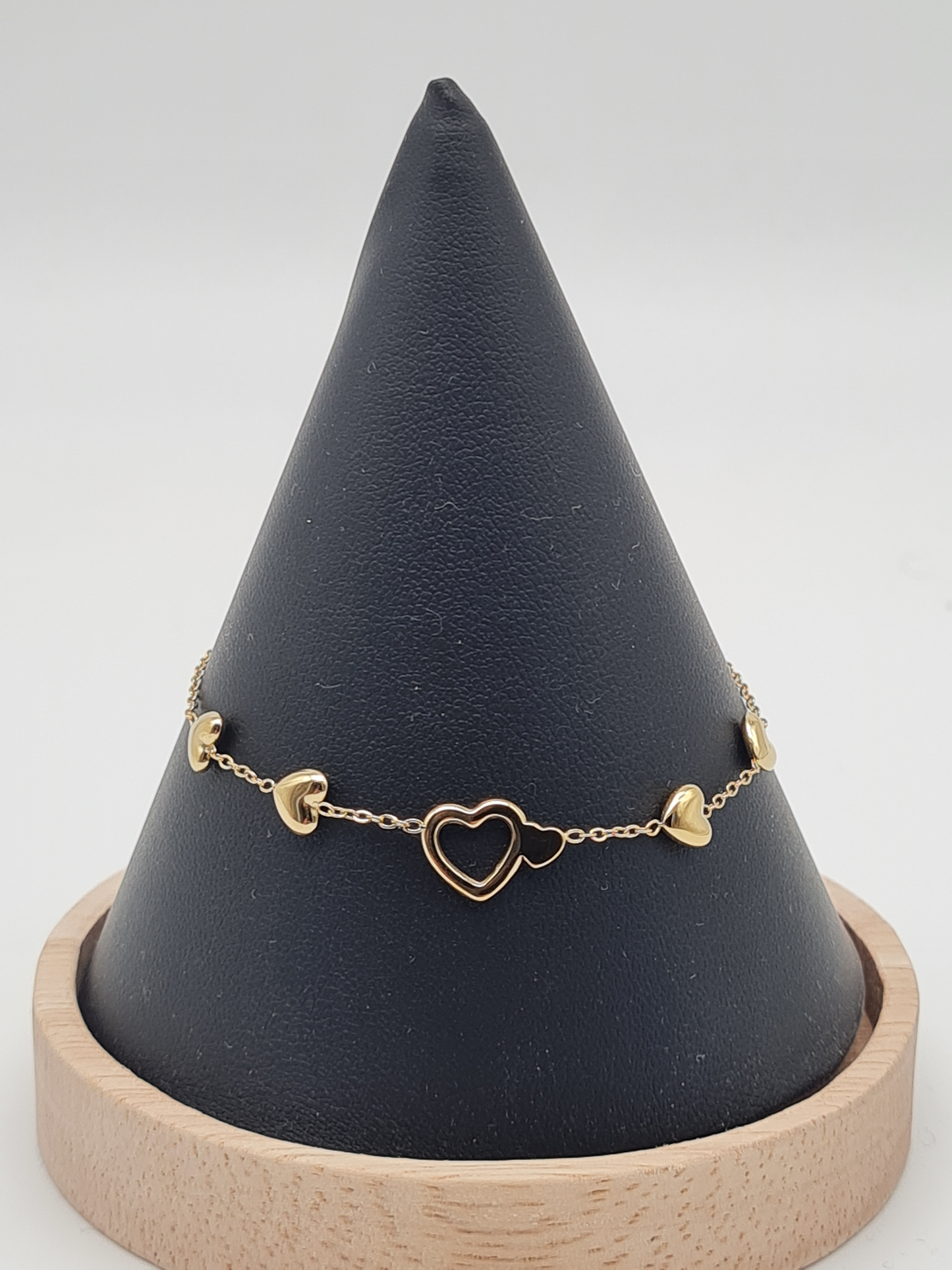 Yehwang Armband „All you need is love“ Filigran, mit Herzchen