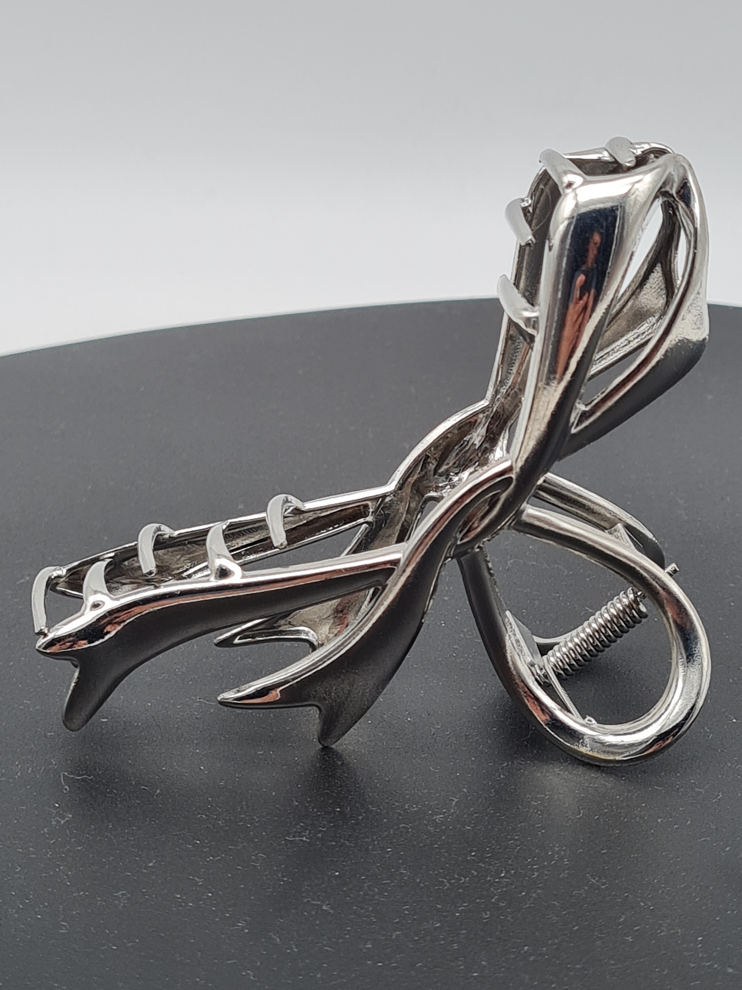 Yehwang Haarspange mit Schleife in Silber oder in Goldfarben, 11,5 cm