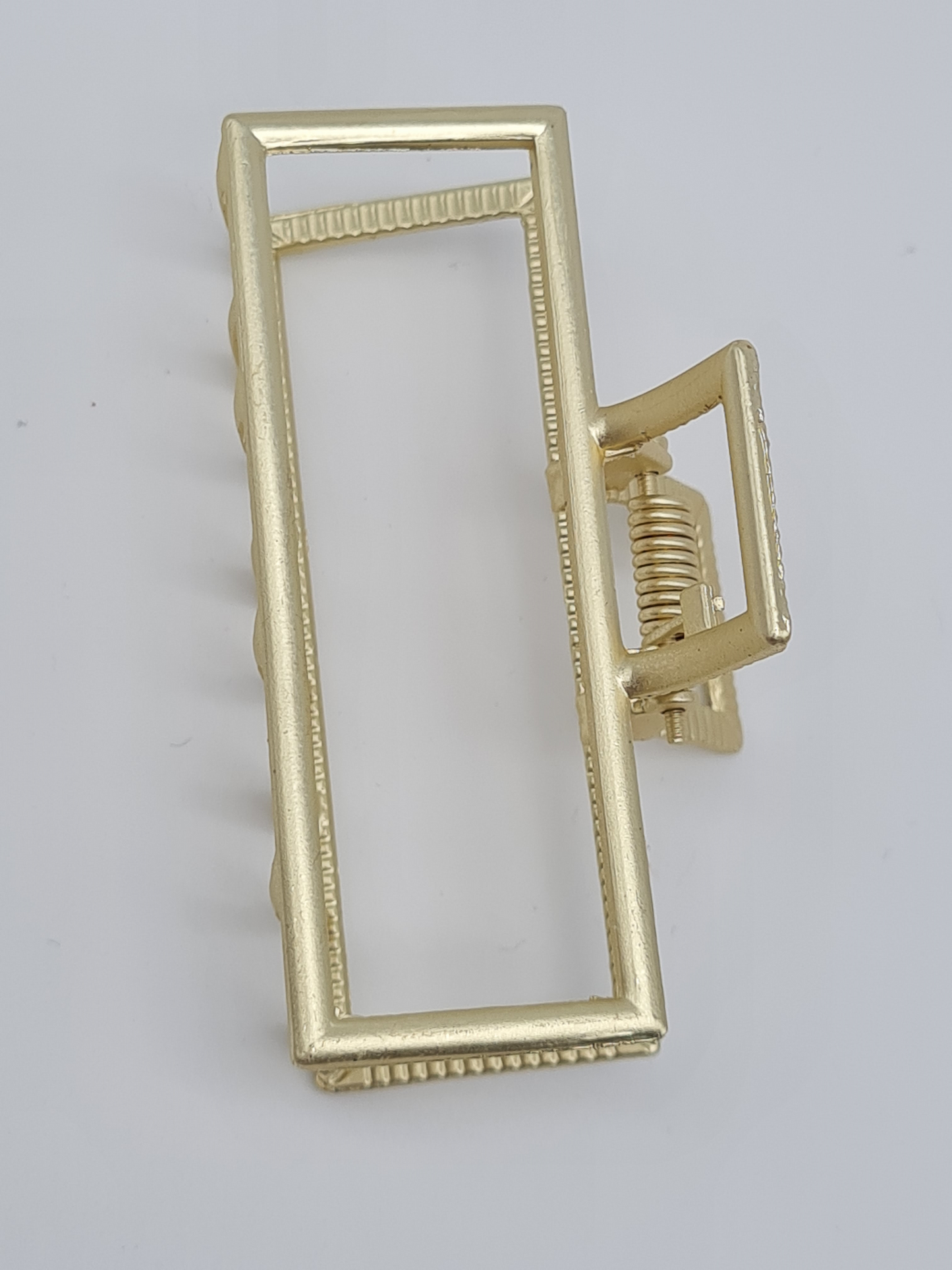 Yehwang Haarklammer Haarschmuck Matt-Goldfarben, rechteckig