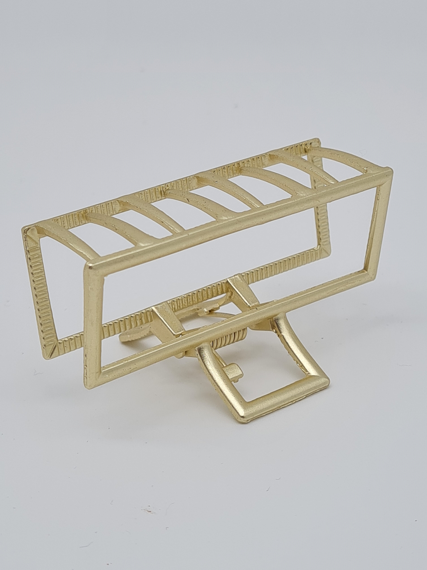 Yehwang Haarklammer Haarschmuck Matt-Goldfarben, rechteckig