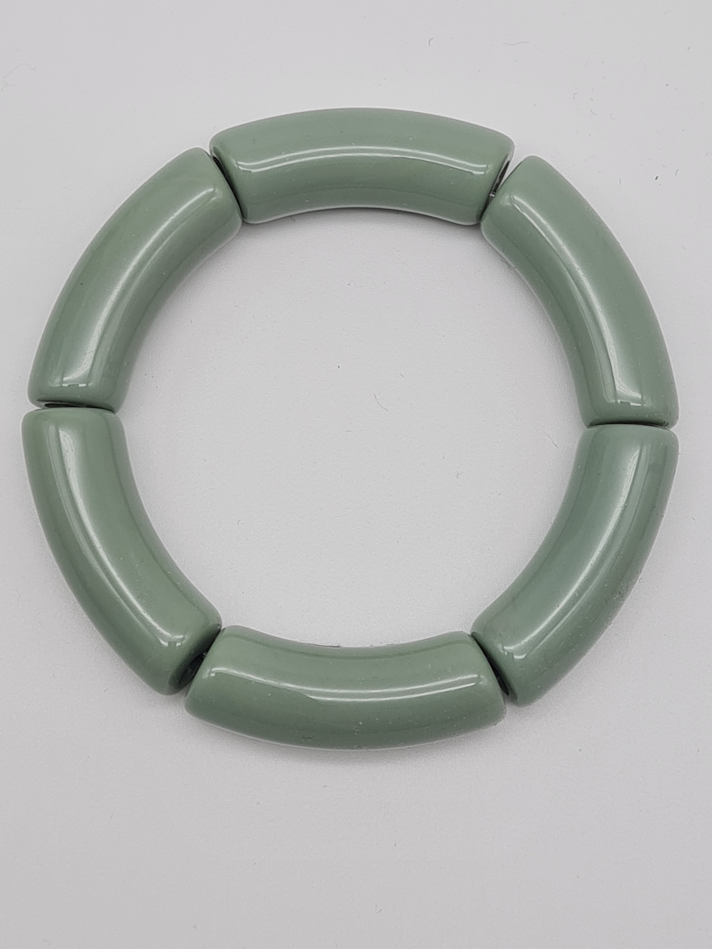 Yehwang Armband elastisch Retro nickelfrei Acryl verschiedene Farben