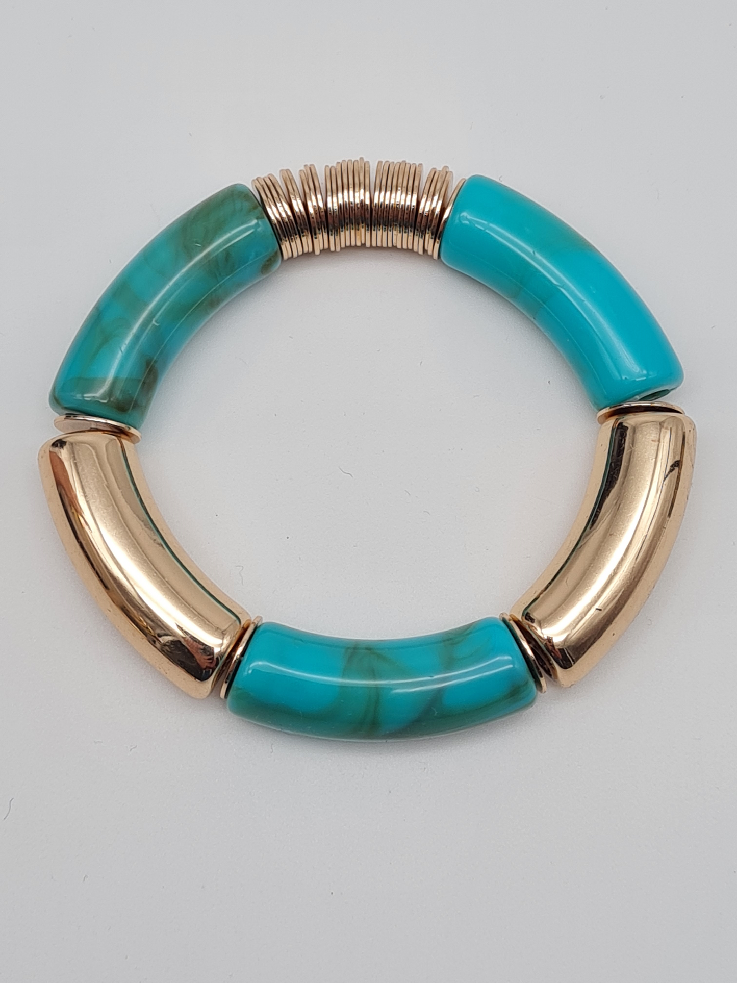 Yehwang Armband elastisch Retro nickelfrei Acryl verschiedene Farben