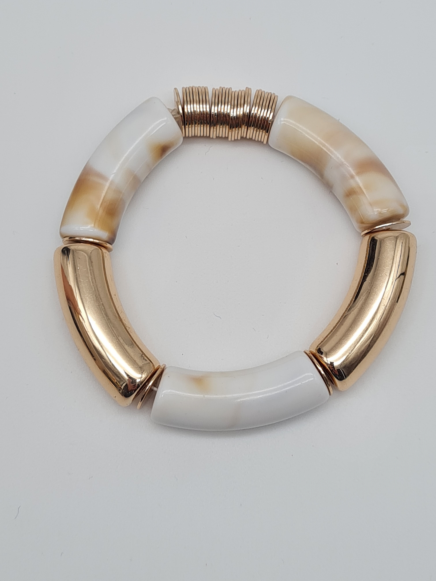Yehwang Armband elastisch Retro nickelfrei Acryl verschiedene Farben