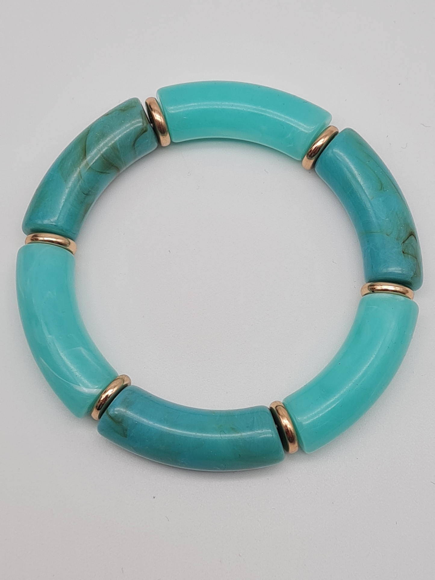 Yehwang Armband elastisch Retro nickelfrei Acryl verschiedene Farben
