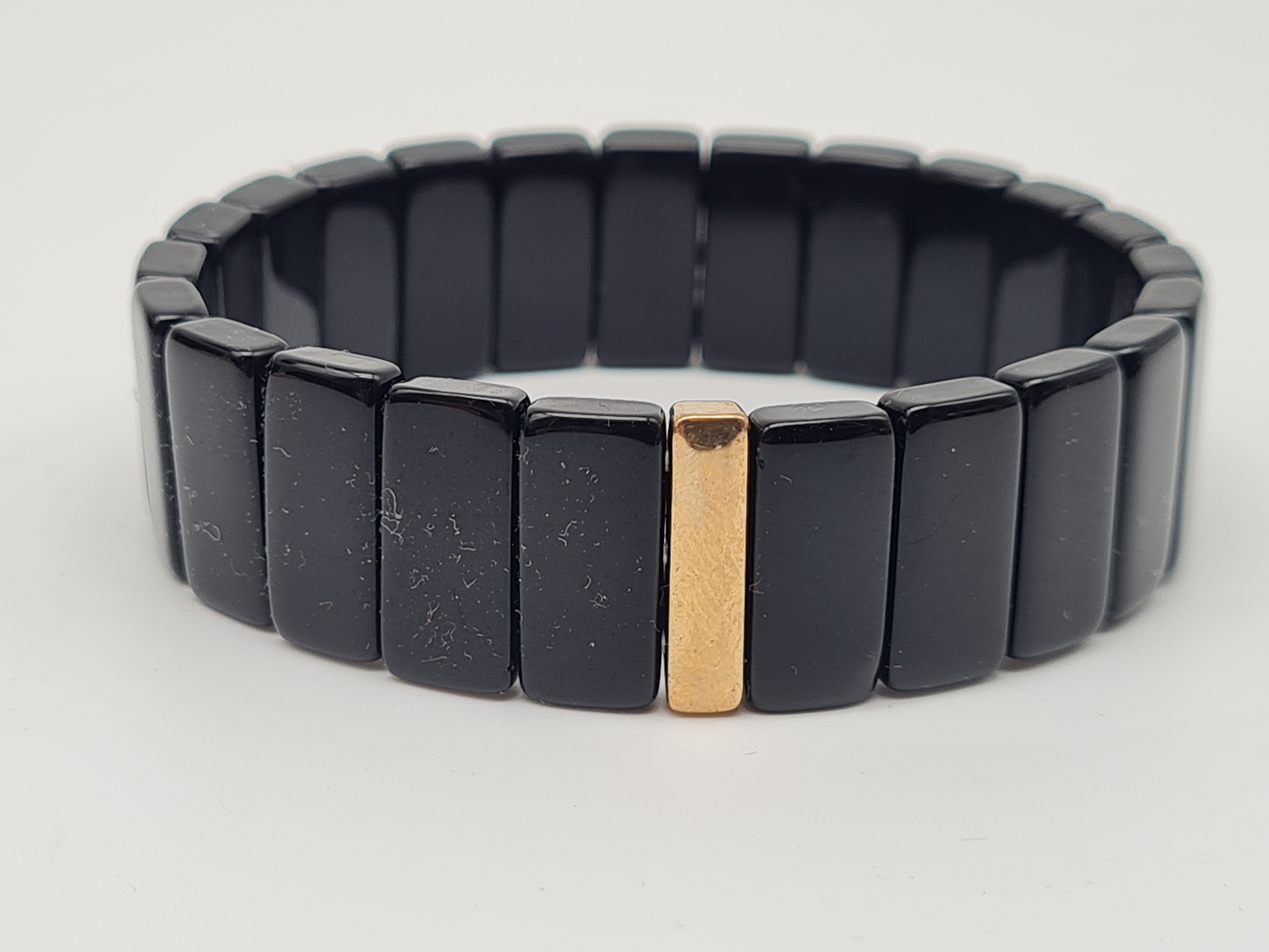 Yehwang Strech Goldfarben Schwarz kombinierbar Trend Style Modisch