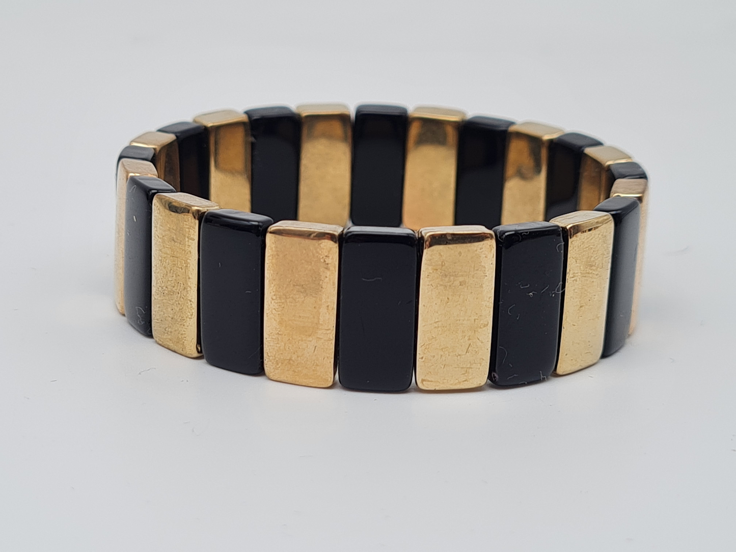 Yehwang Strech Goldfarben Schwarz kombinierbar Trend Style Modisch
