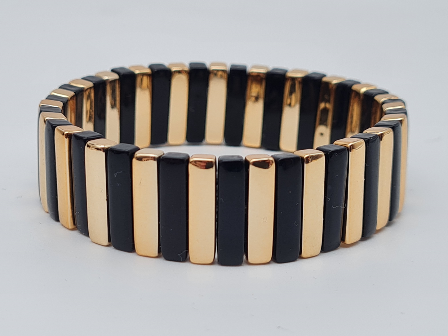 Yehwang Strech Goldfarben Schwarz kombinierbar Trend Style Modisch