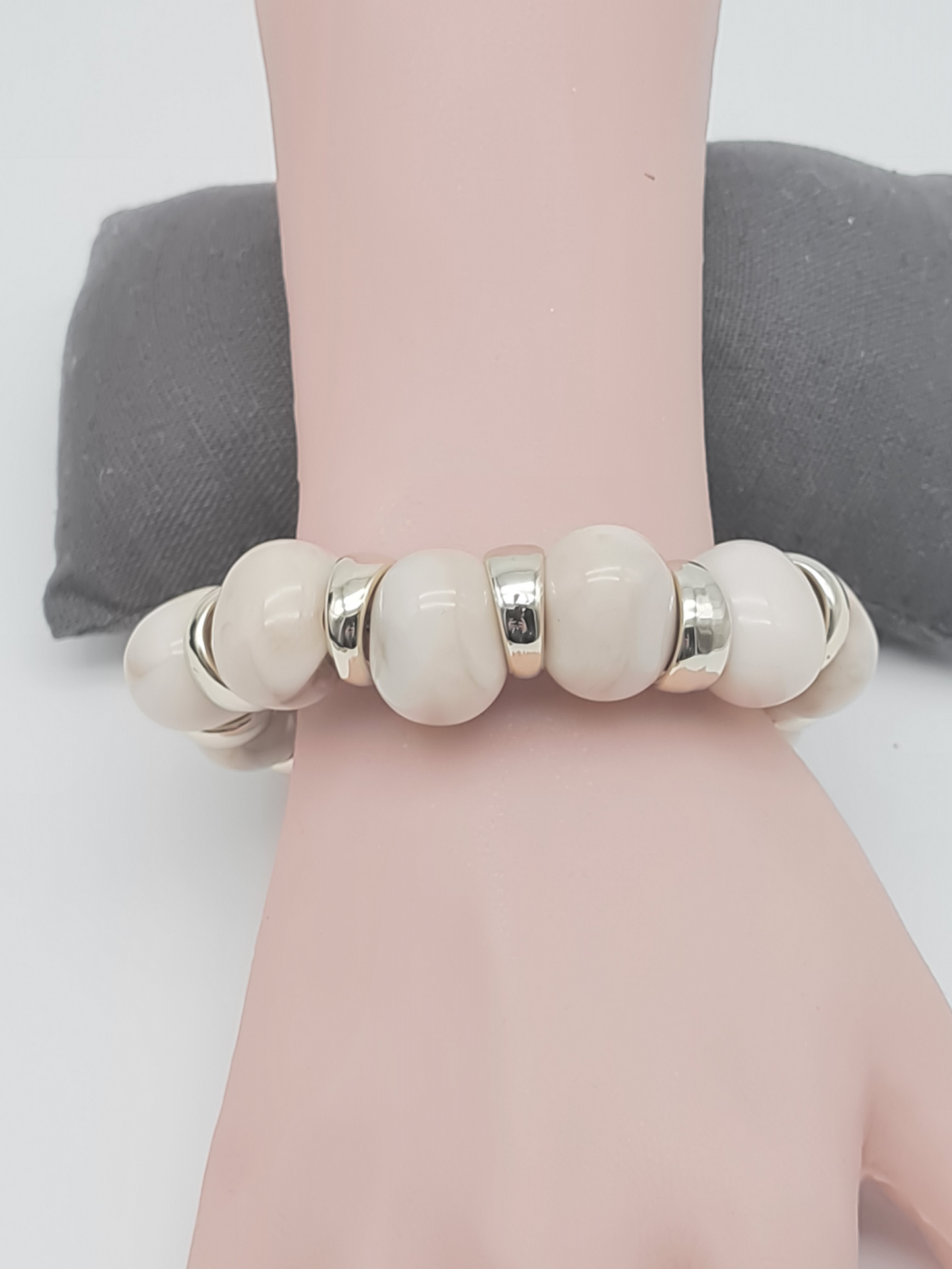 Dipped Shop Armbänder Goldfarben Schwarz Rauch-Braun Grün Creme Nickelfrei